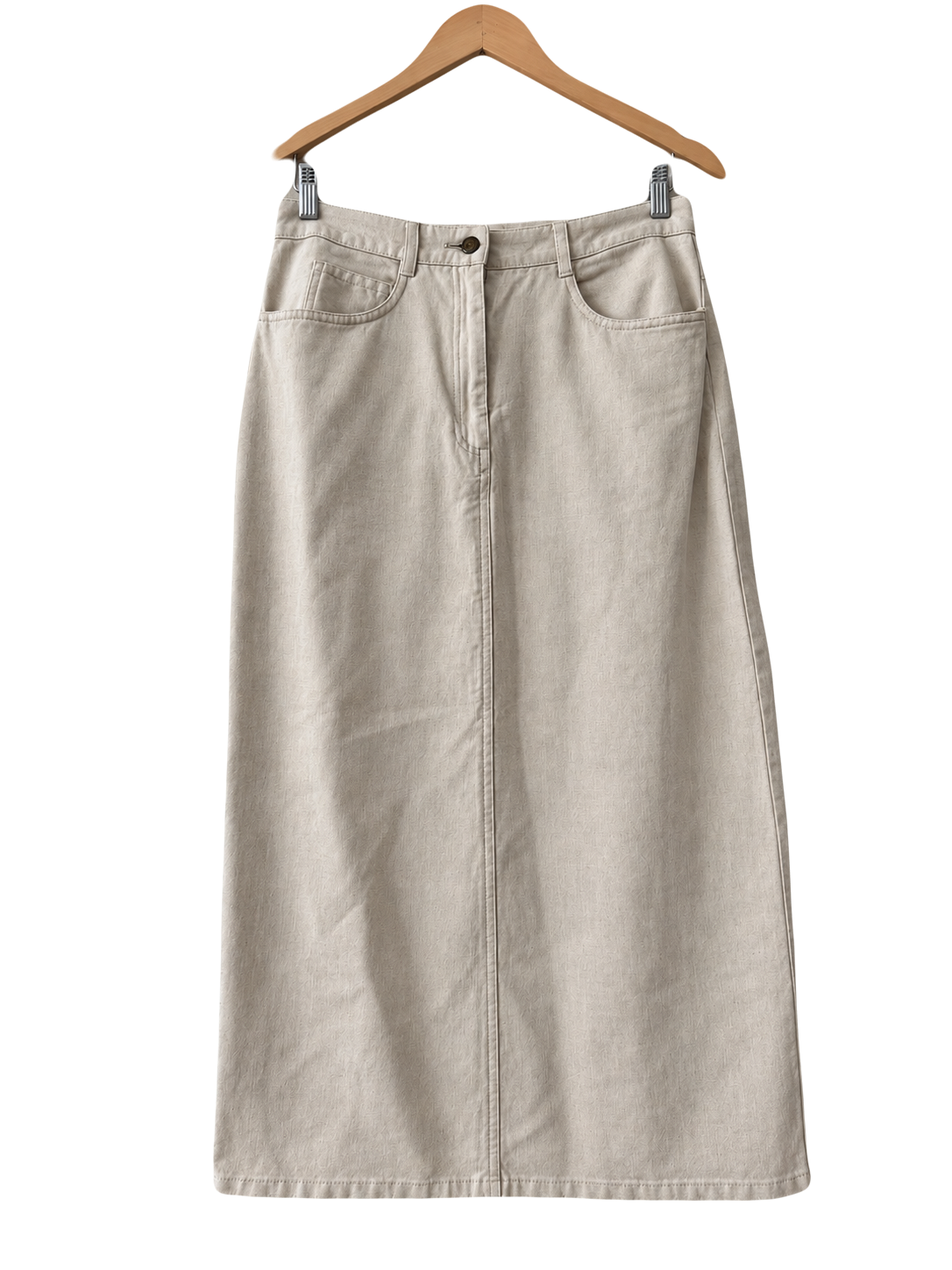 Vintage Y2K Country House Linen Blend Skirt (M)