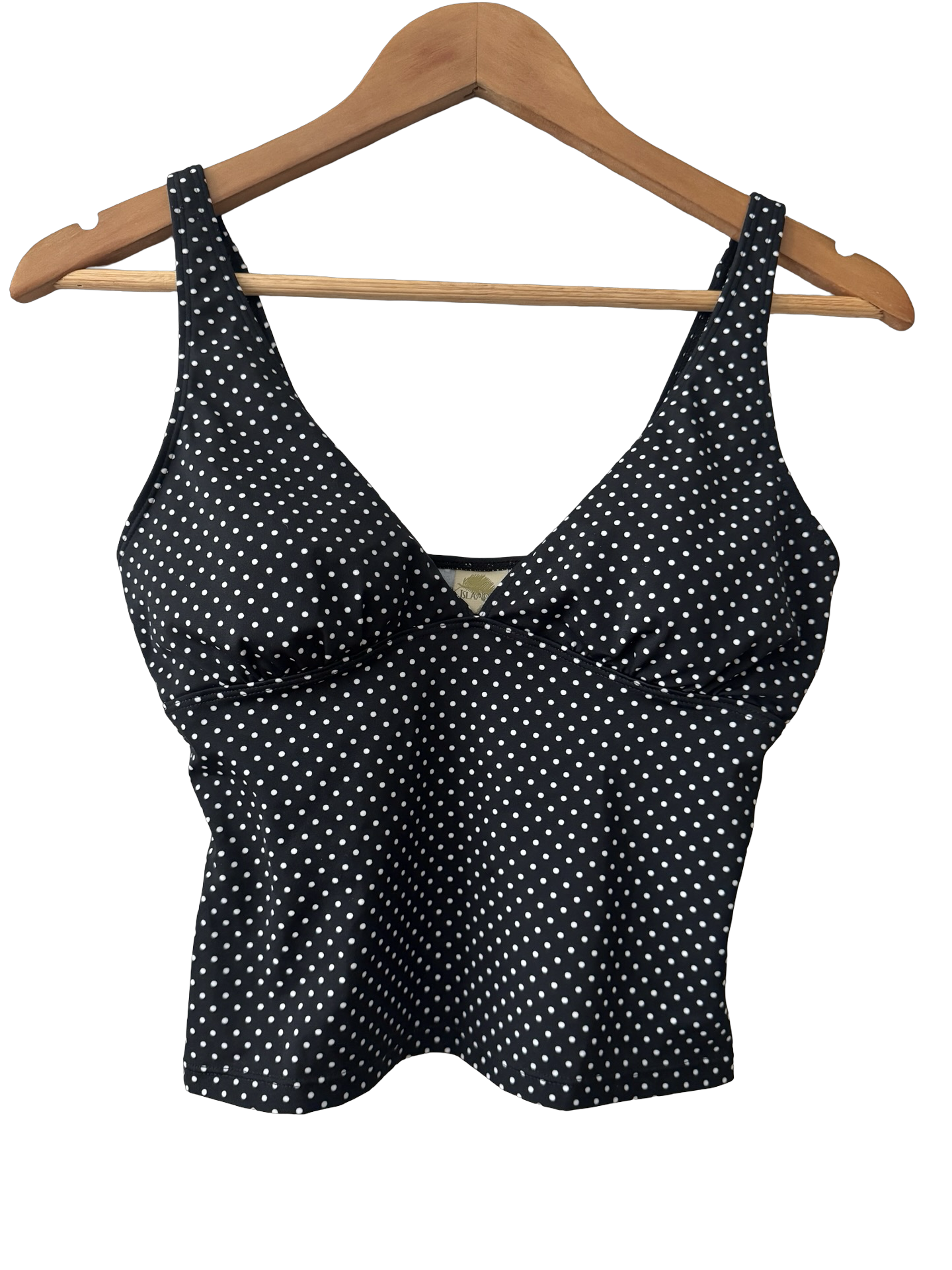 Vintage Y2K Polka Dot Bustier Tank (S)