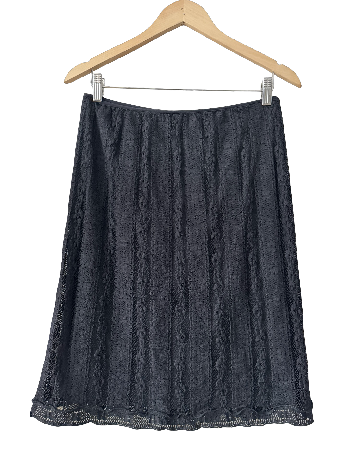 Vintage Y2K Love Letter Lace Skirt (M)