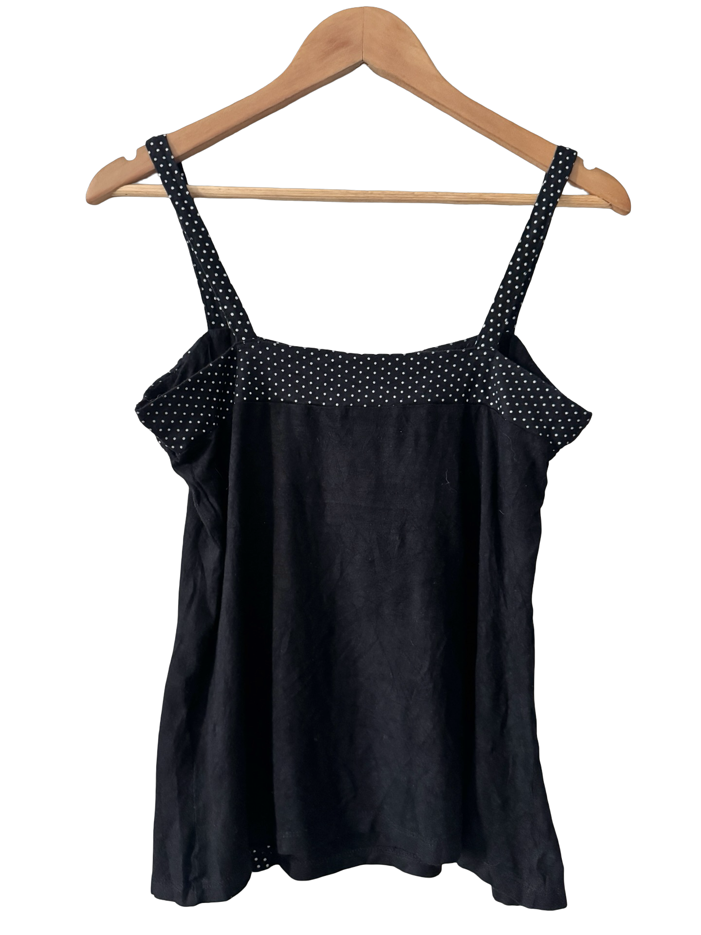 Vintage Y2K French Polka Dot Darling Cami (M)
