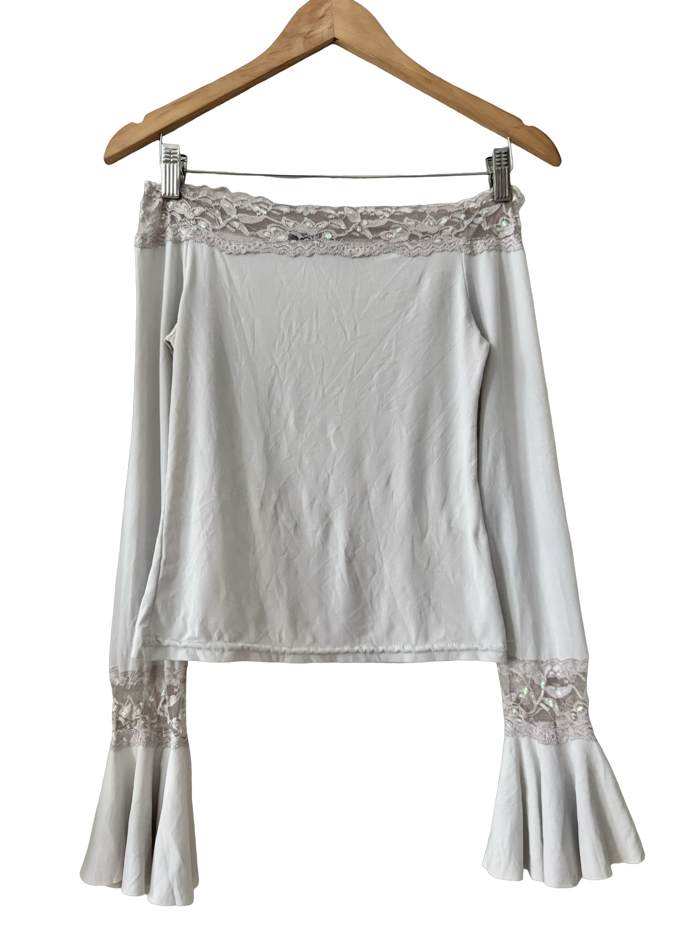 Vintage 90s Parisian Moonlight Disco Top (S/M)