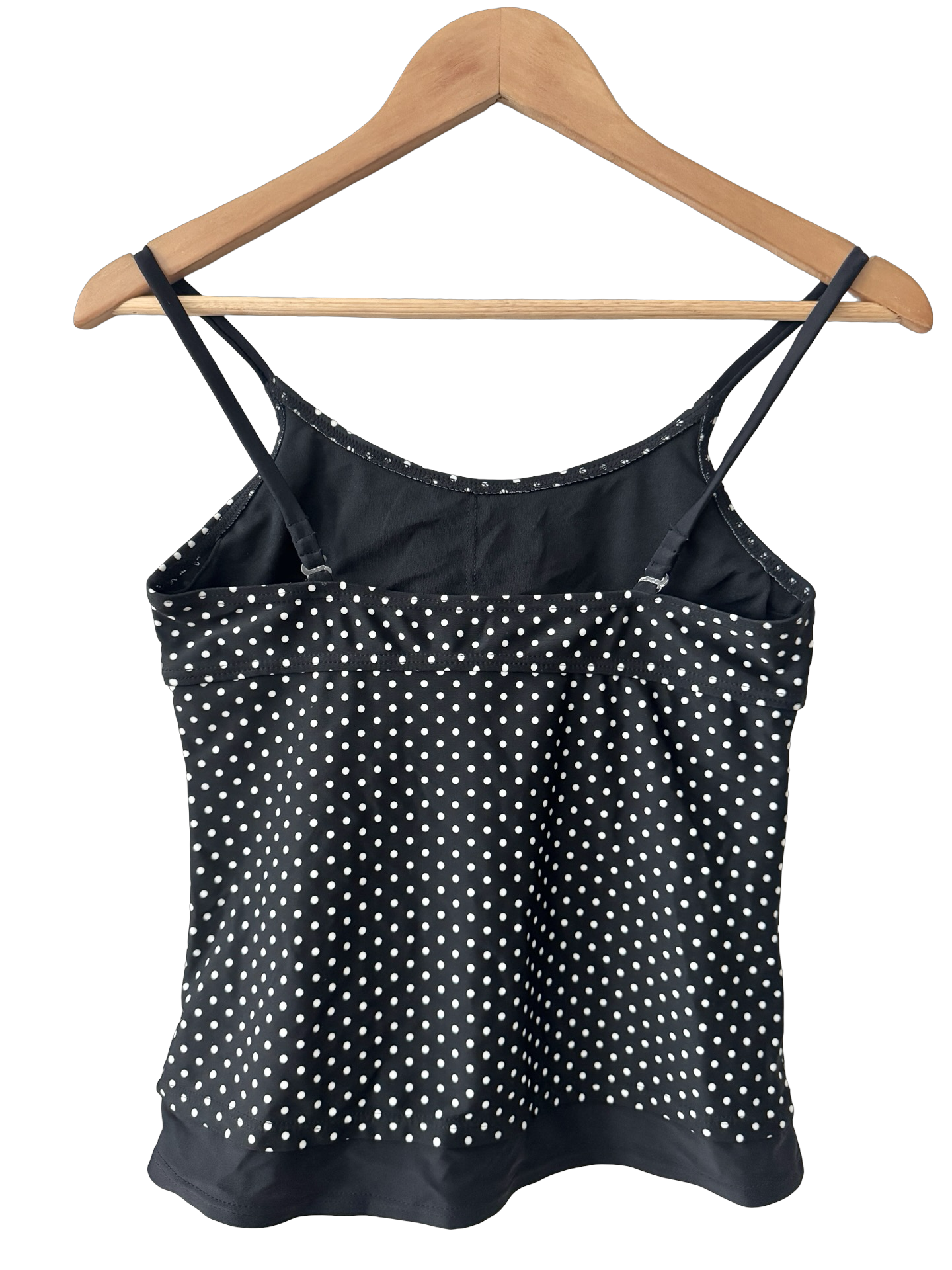 Vintage 90s Smoothies Black Polka Dot Cami Top (S)