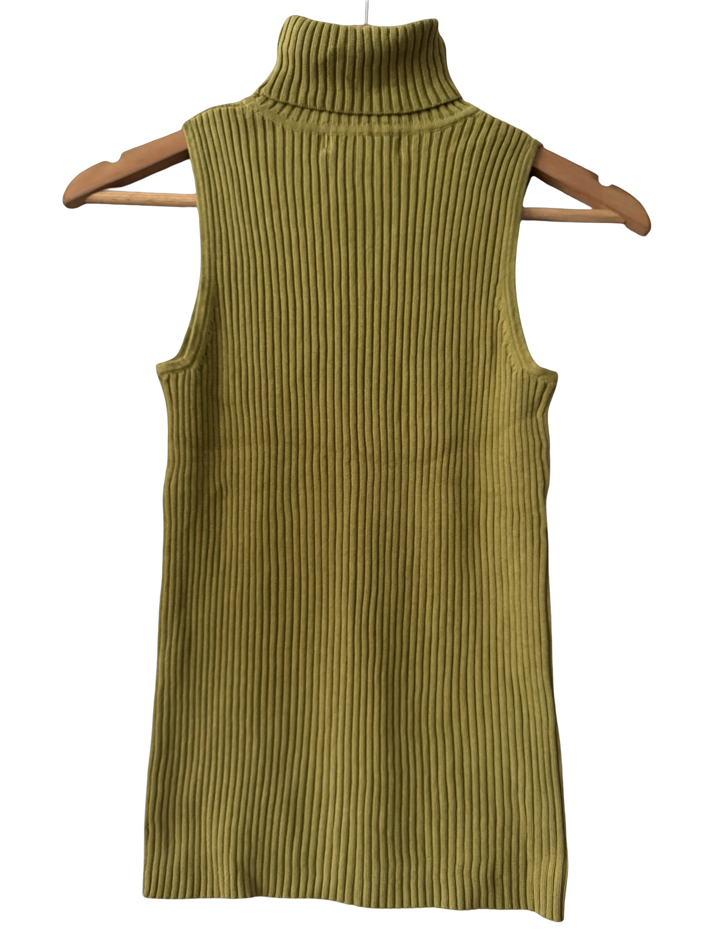 Vintage Y2K Avocado Turtleneck Knit (S-M)