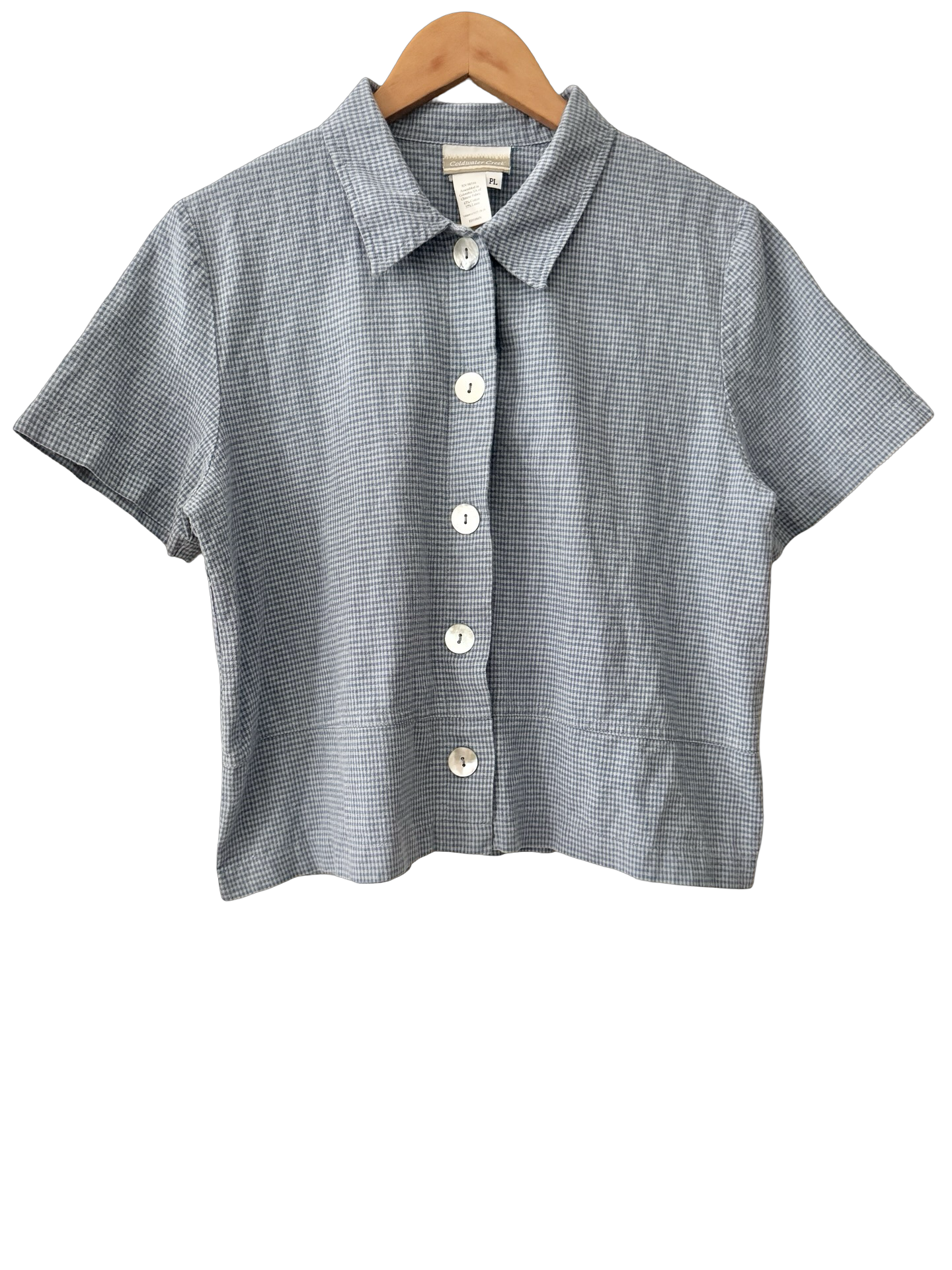 Vintage 90s Linen Weekend Top (L)