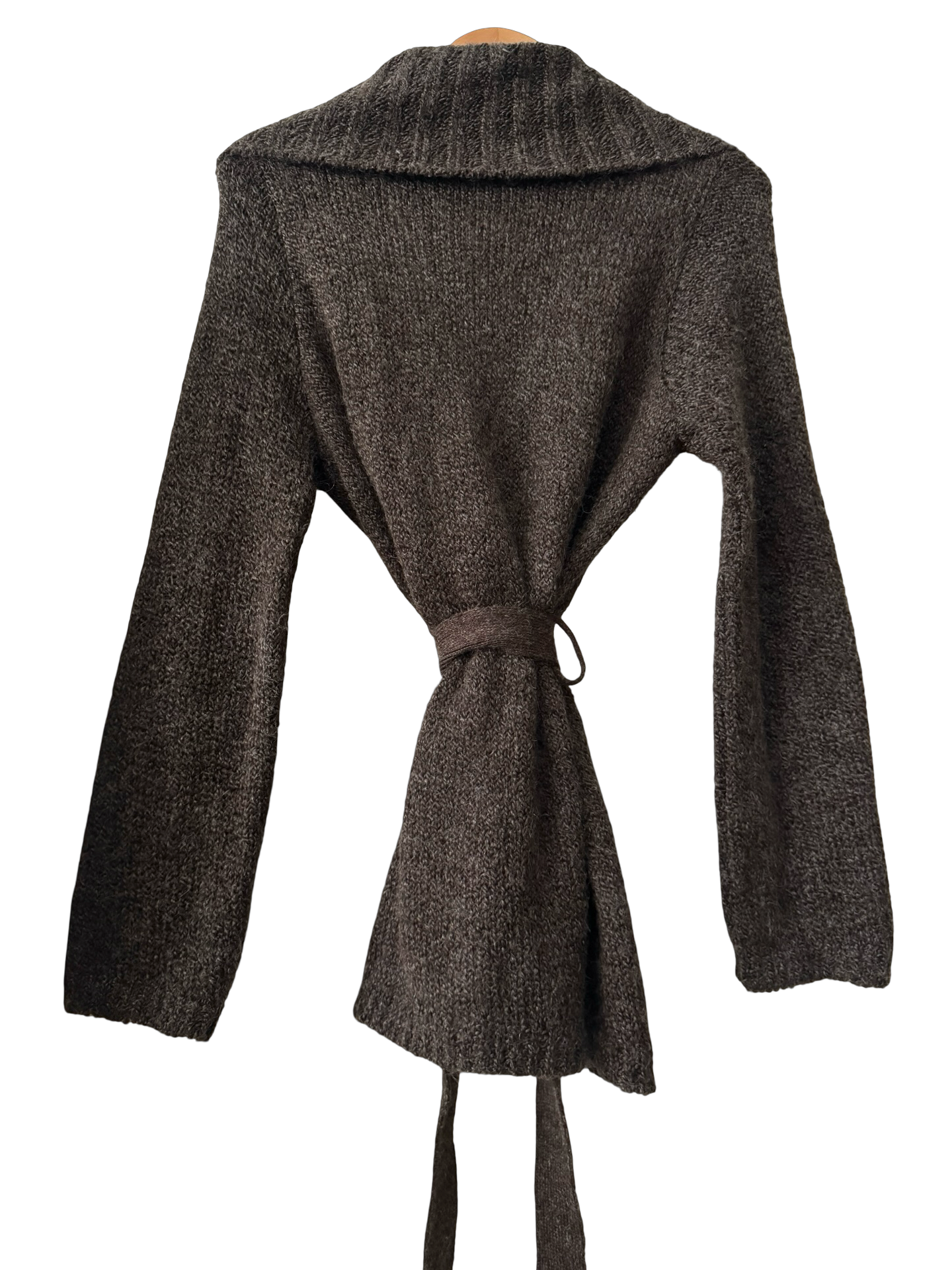 Vintage 90s Espresso Wrap-Me-Up Knit (M)