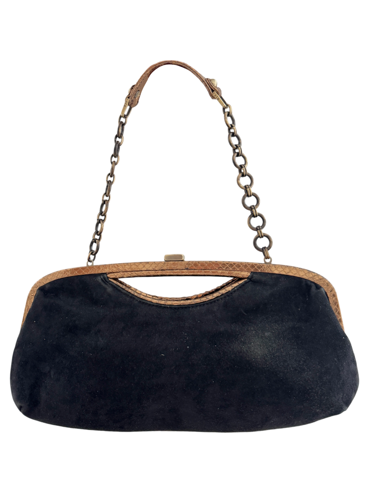 Vintage Embellished Velvet Shoulder Bag