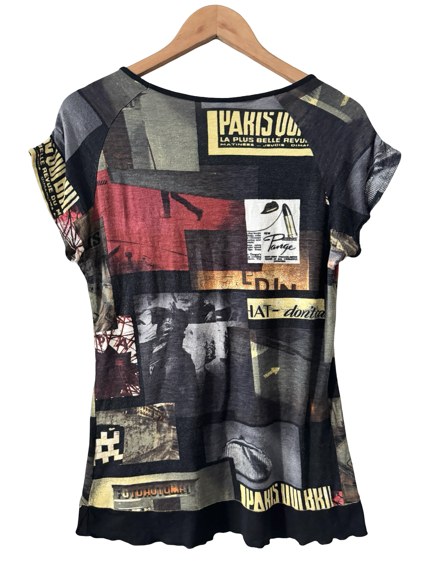 Vintage Y2K Paris Underground Graphic Tee (L)