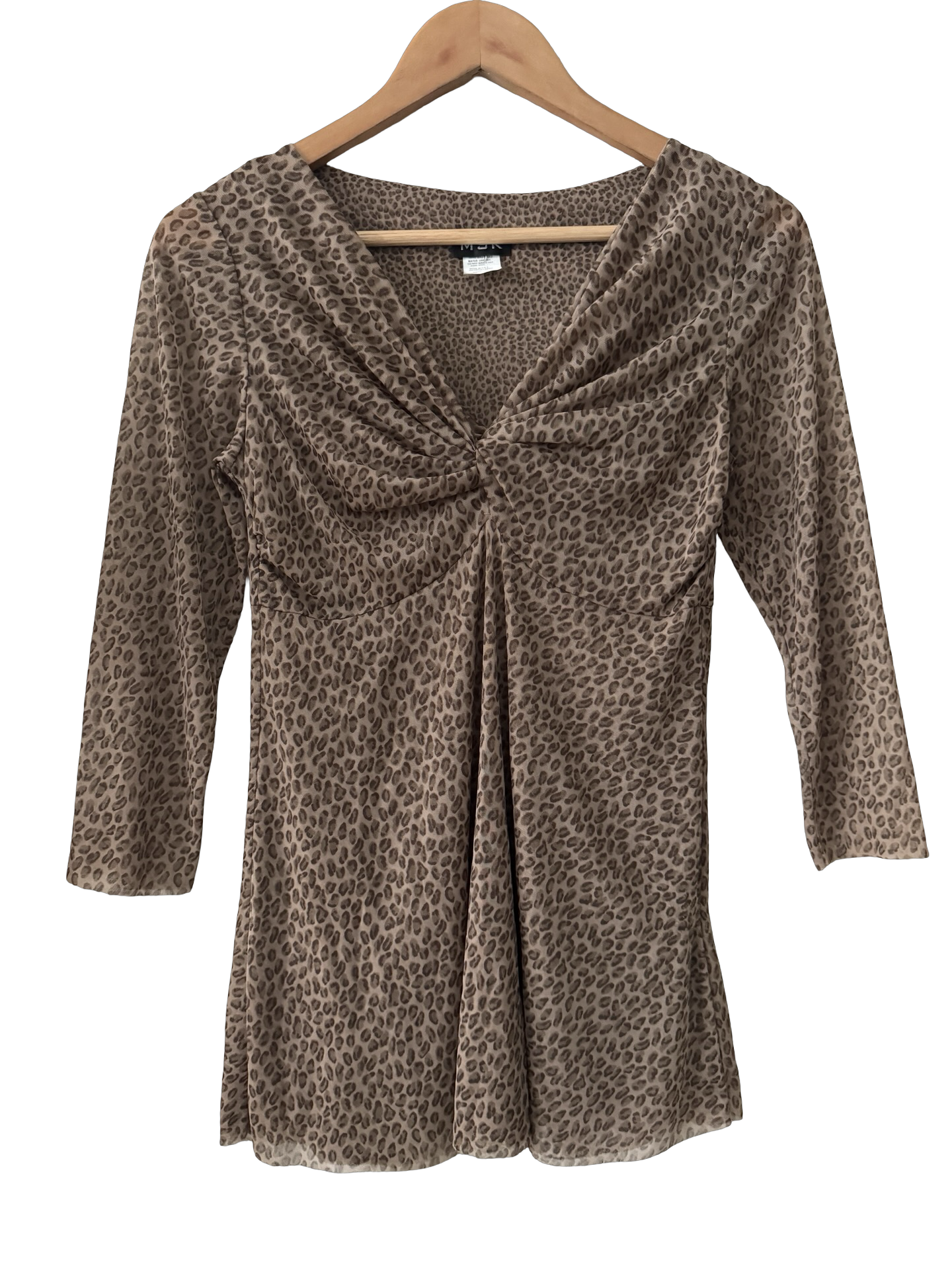 Vintage Y2K Wild Thing Cheetah Babydoll Top (M)