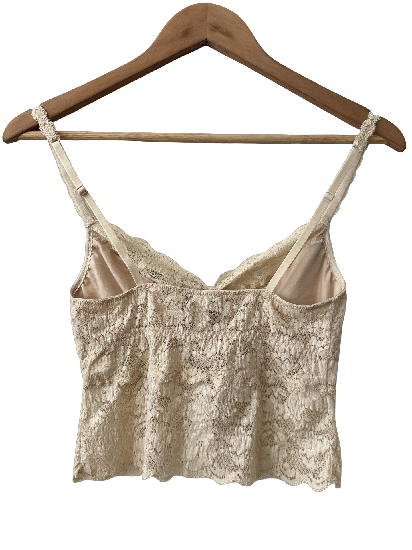 Vintage Y2K Champagne Cosabella Lace Bralette (S-M)