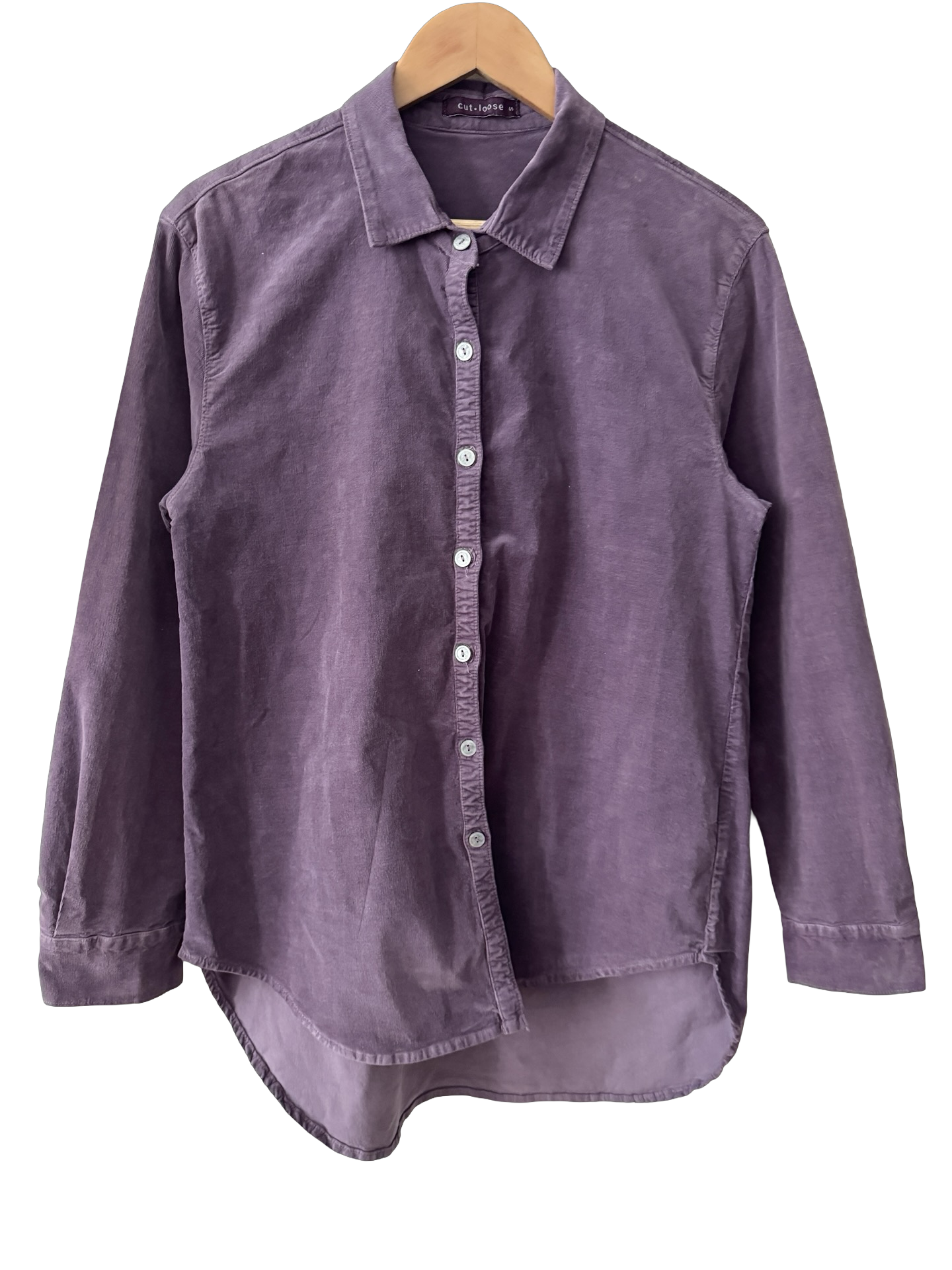 Vintage 90s French Girl Button-Up (M)