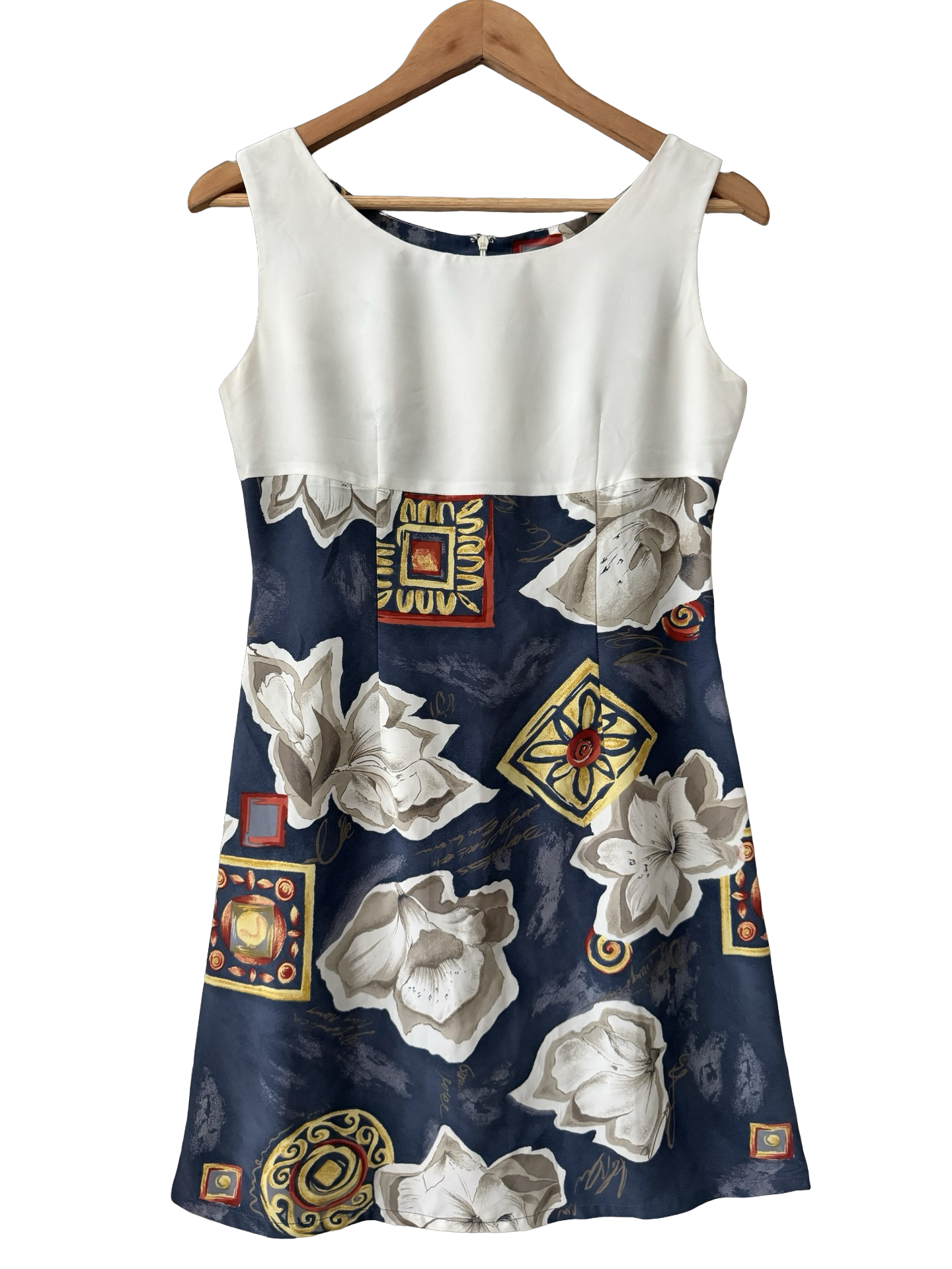 Vintage 80s Floral Babydoll Mini Dress (M)
