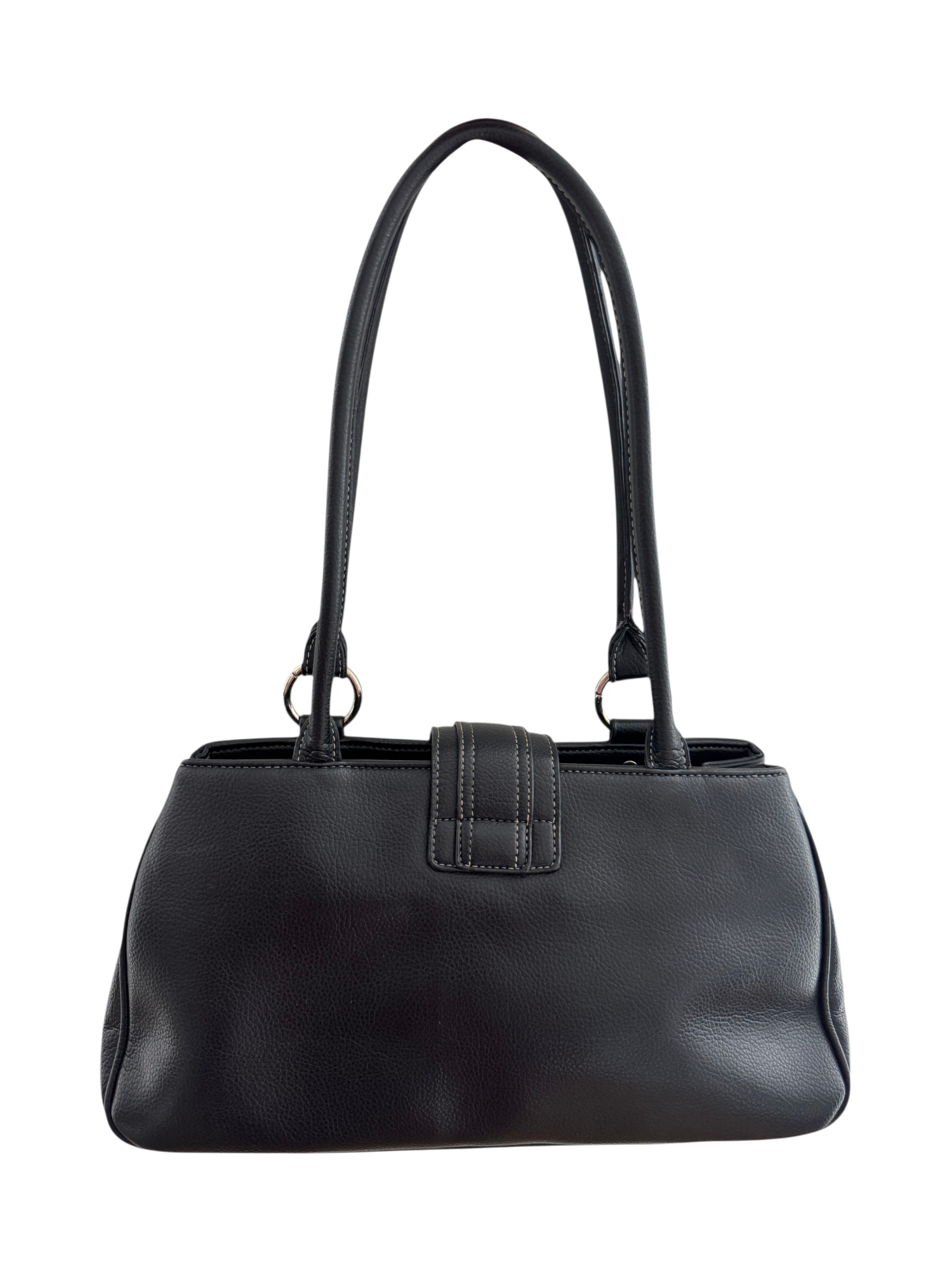 Vintage Y2K Nine & Company Black Utility Shoulder Bag