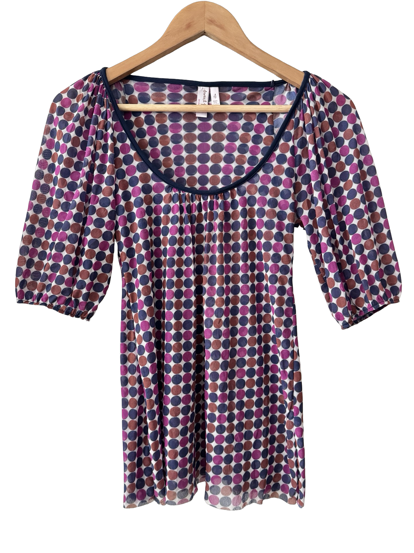 Vintage 90s Sweet Pea Poet Blouse (M)
