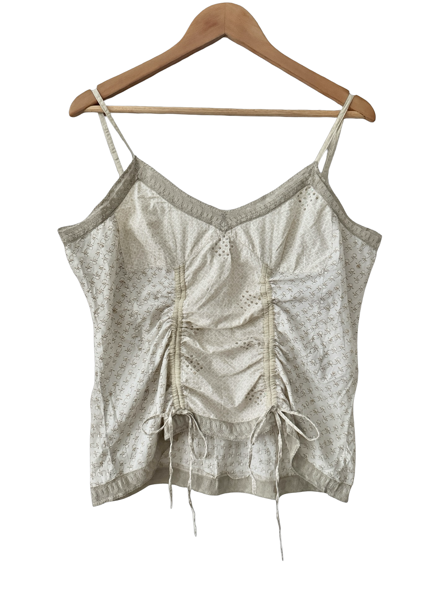 Vintage Y2K French Vanilla Cami (L)