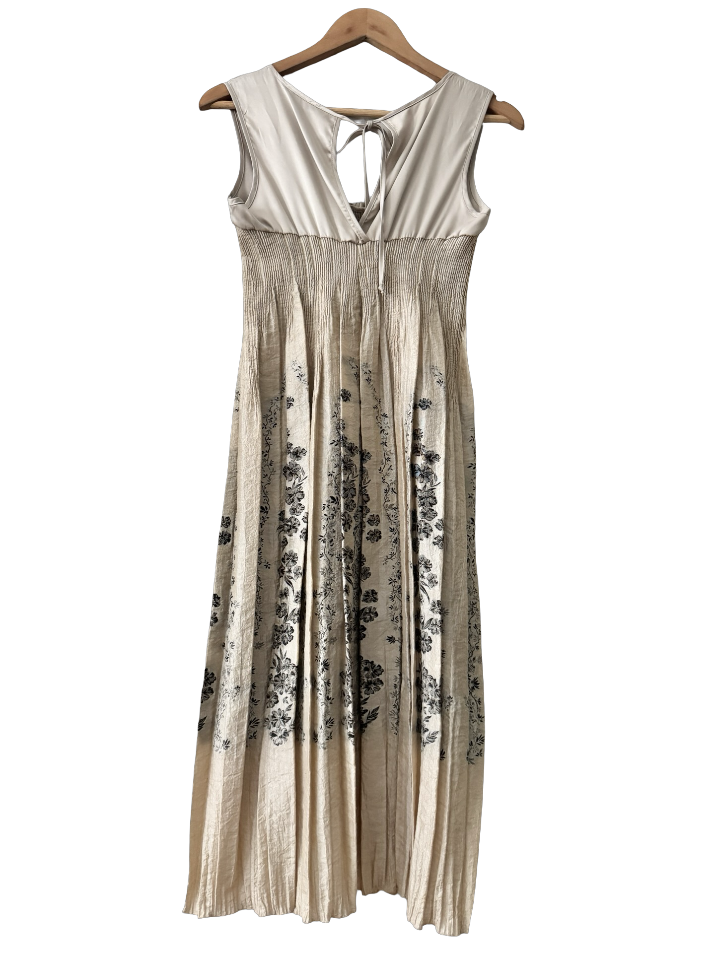 Vintage Y2K Sunday in Provence Smocked Midi Dress (S/M)