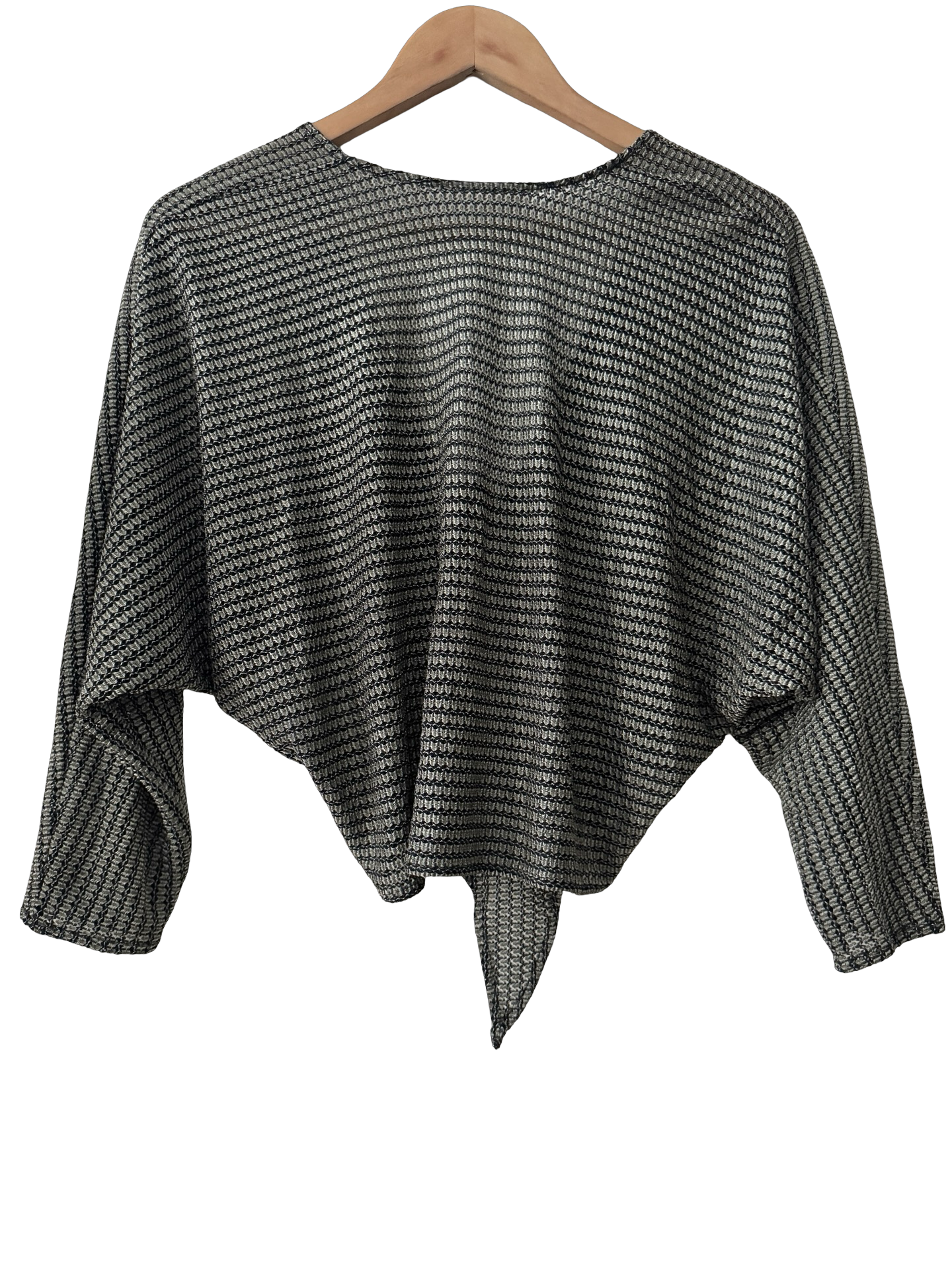 Vintage 90s After-Dark Textured Tie Knit (M-L)