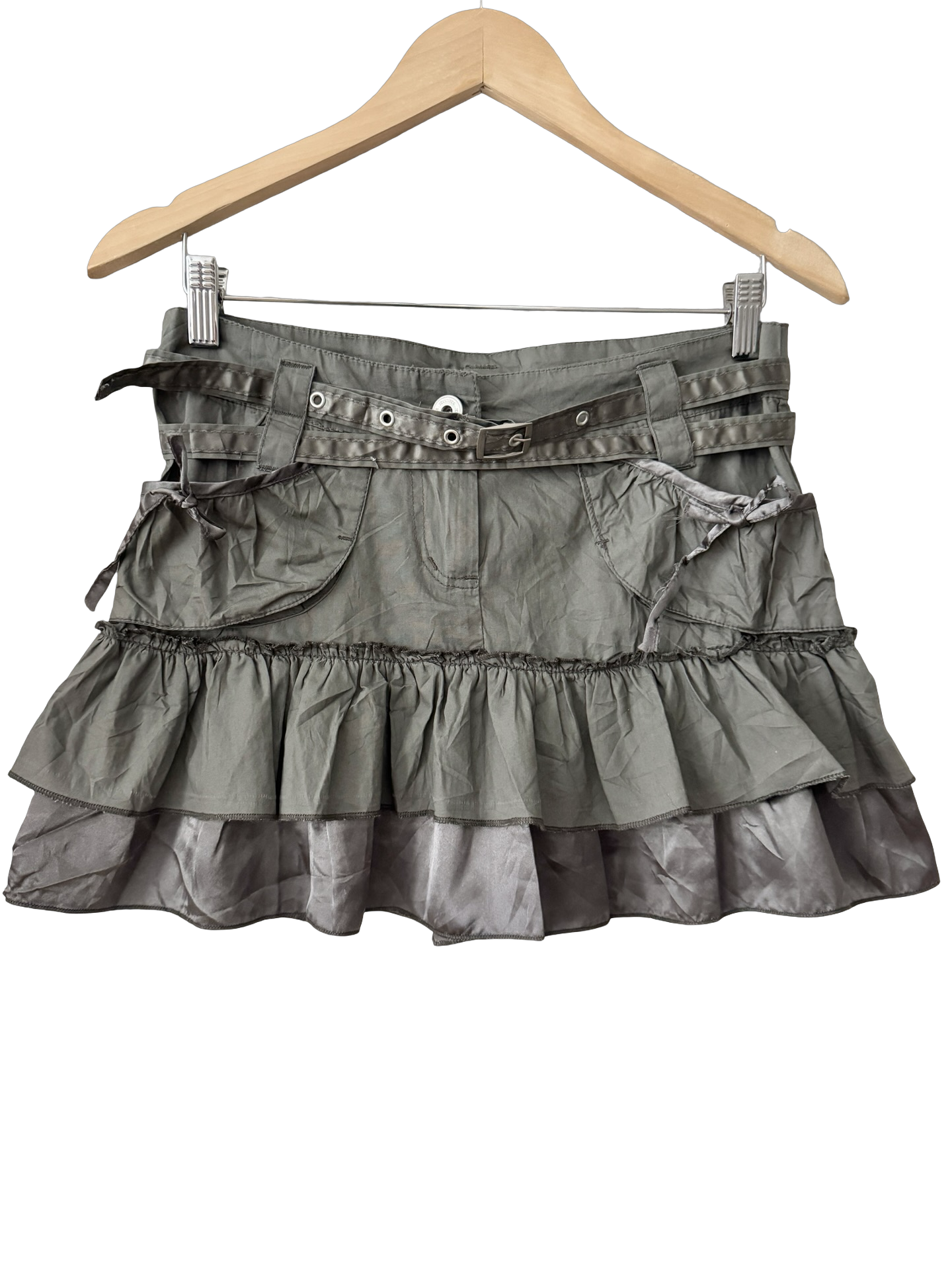 Vintage Y2K Cargo Ruffle Mini (S)