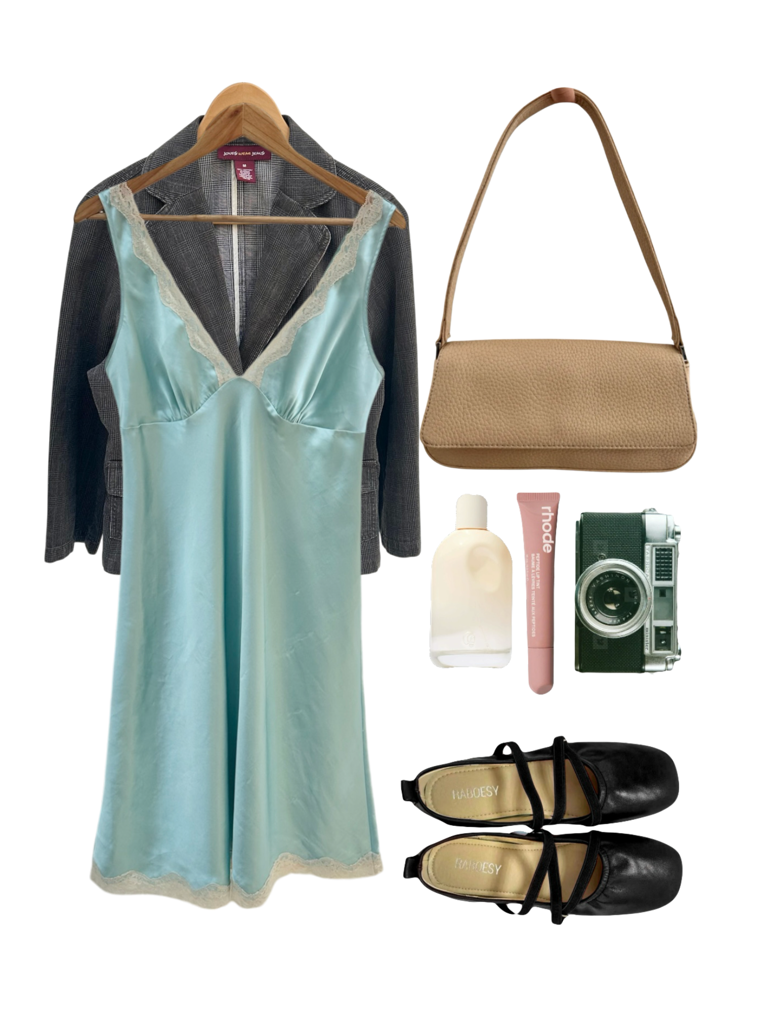 Vintage 90s Indie Sleeze Plaid Blazer (M)