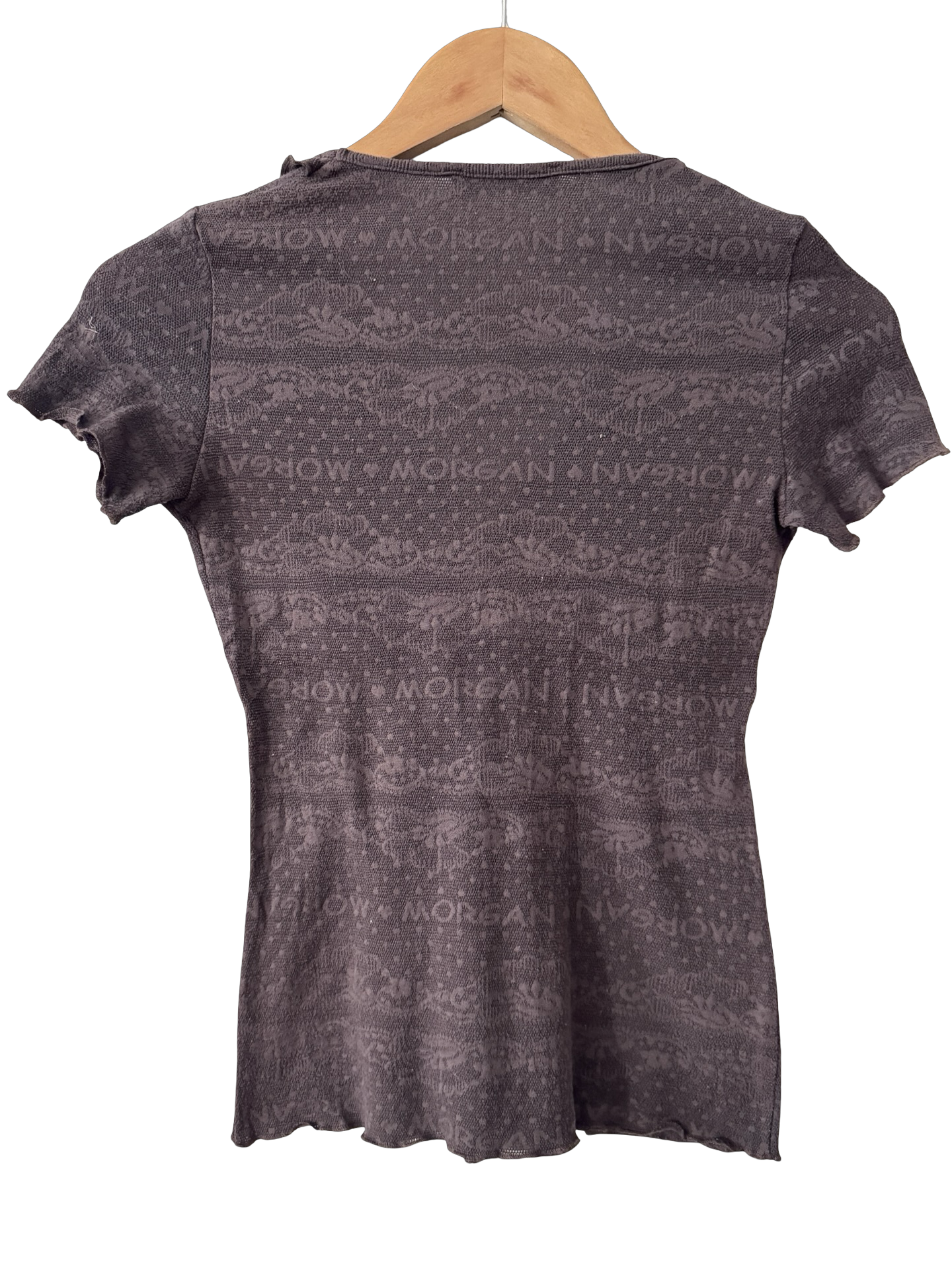 Vintage Y2K Morgan de Toi Monogram Blouse (XS/S)