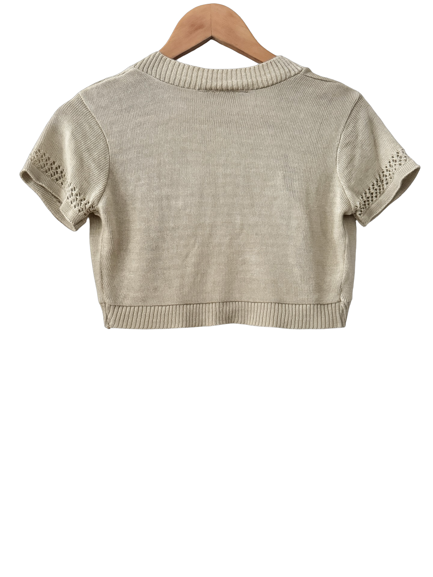 Vintage Y2K Crochet Bolero Top (S/M)