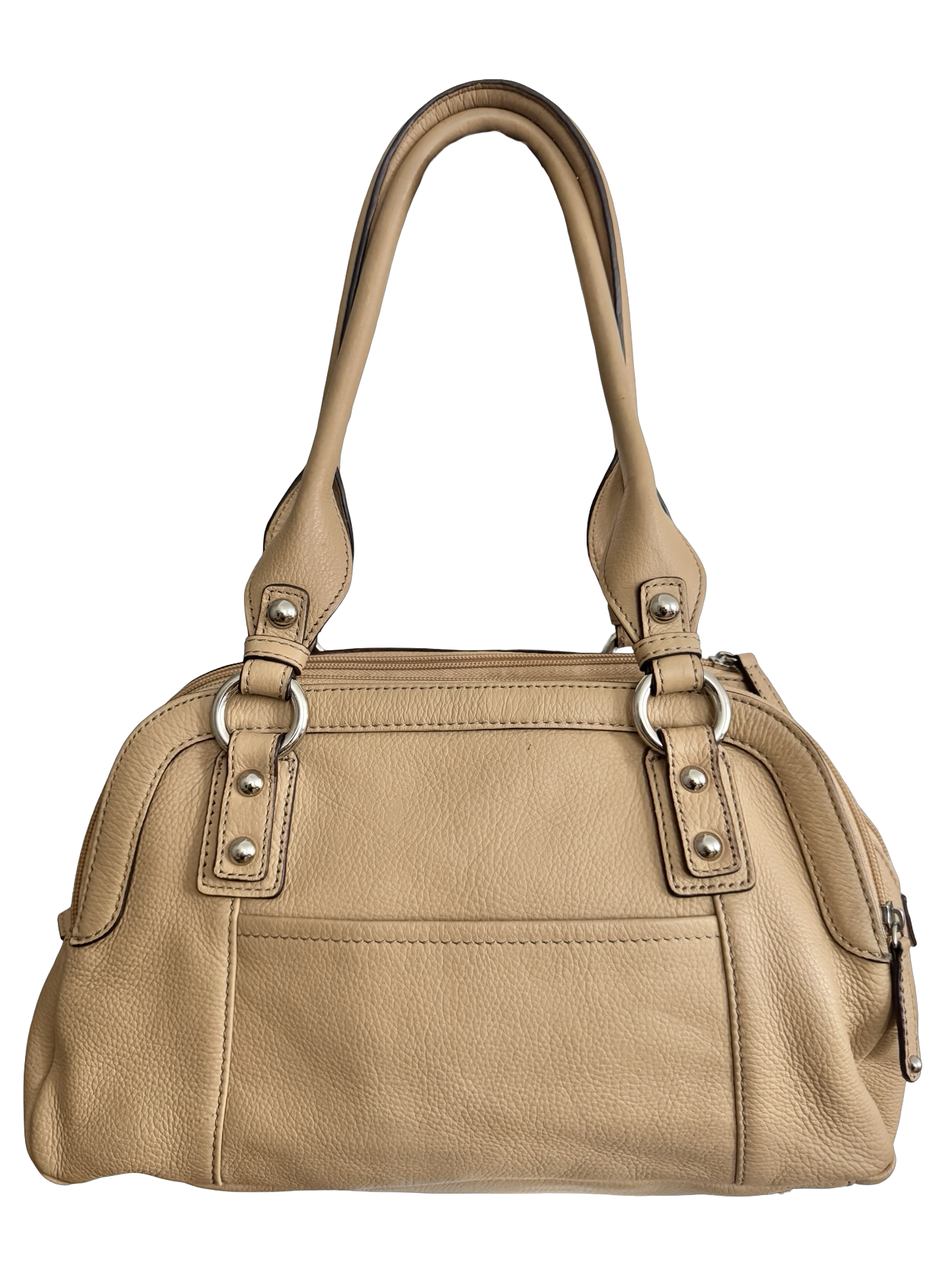 Vintage Y2K Latte Girl Leather Bag
