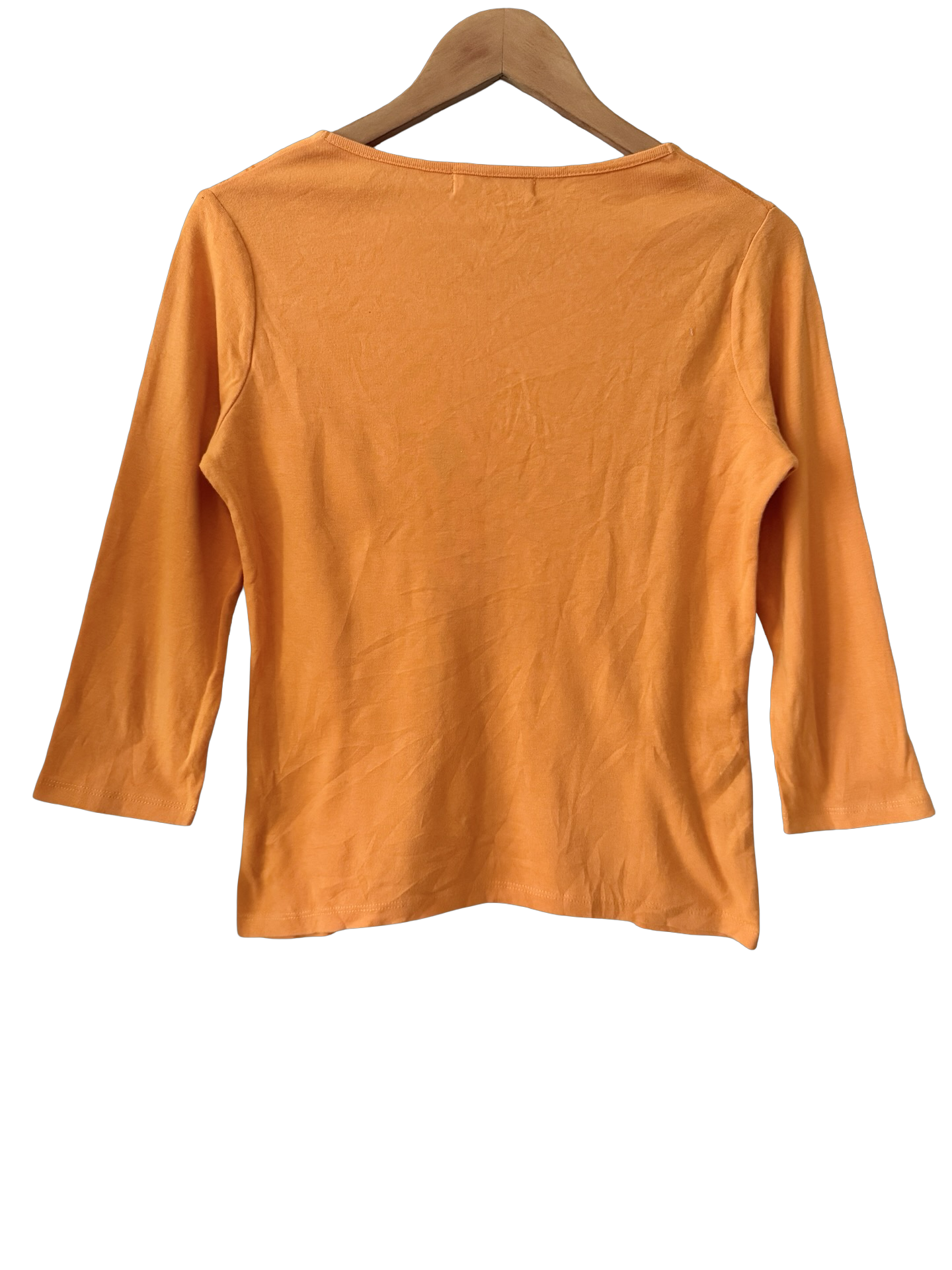 Vintage Y2K French Tangerine Sketch Top (L)