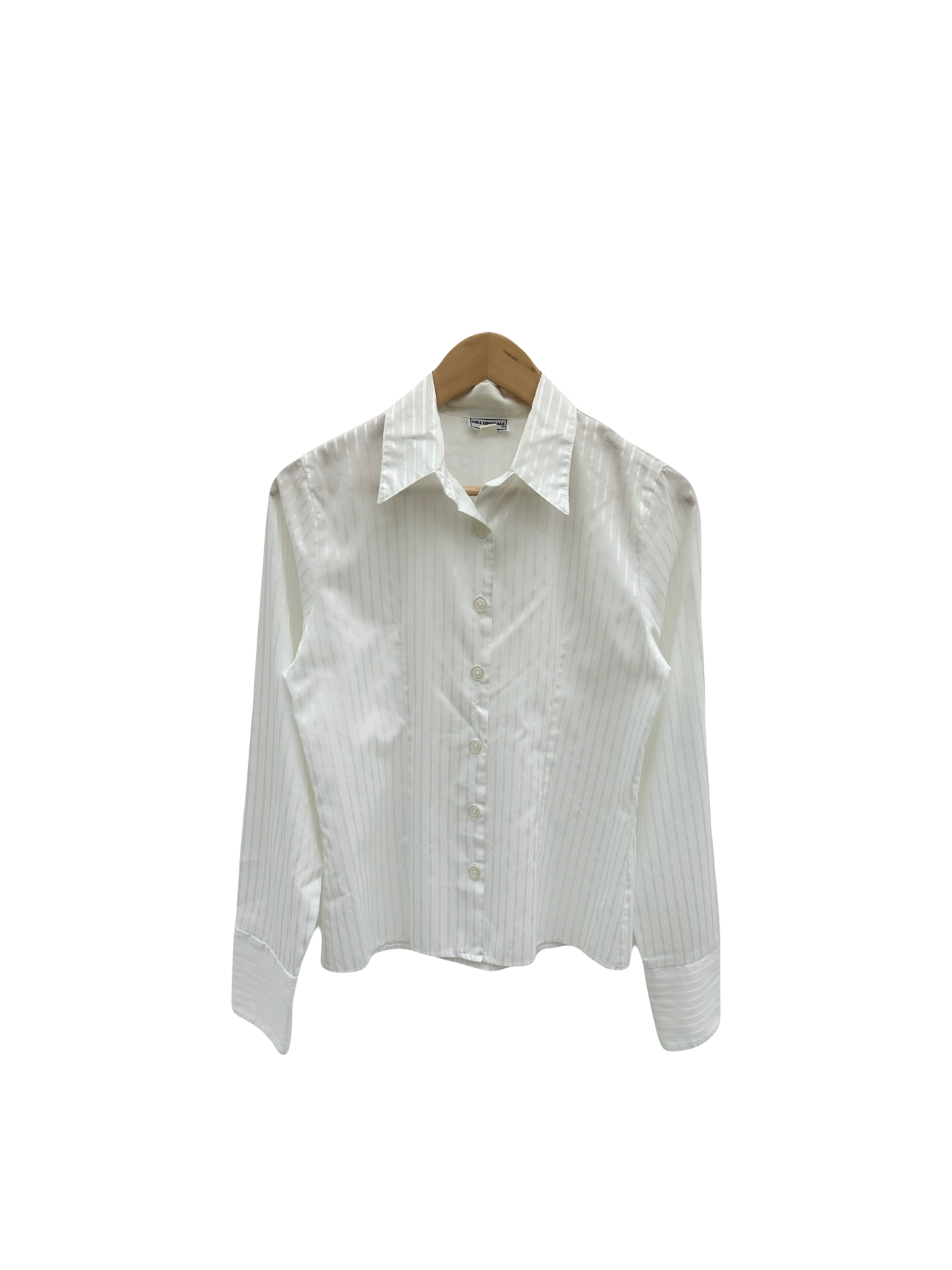 Vintage 90s Pinstriped Button Up (M)