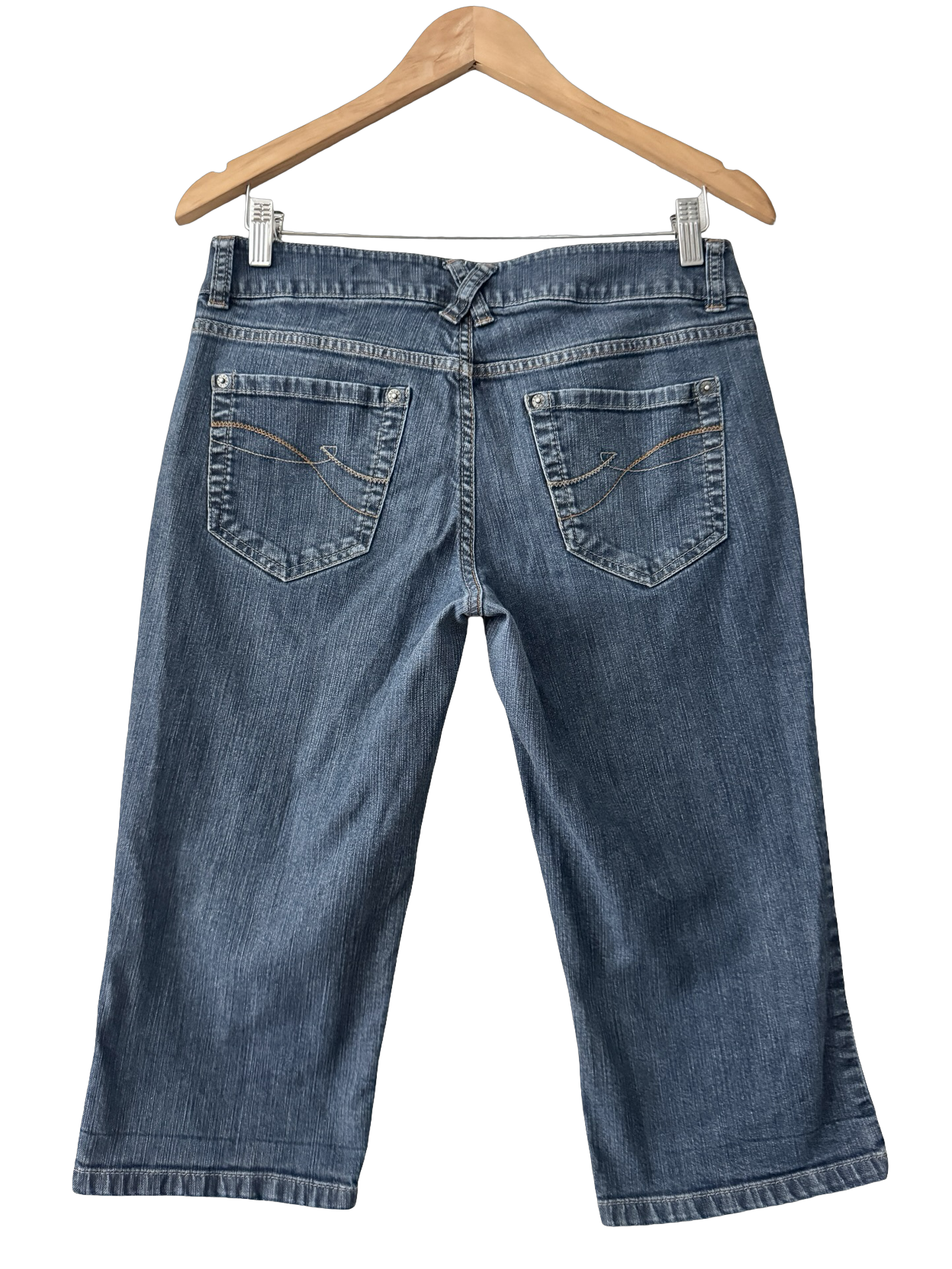Vintage Y2K DKNY Denim Capri Jeans (M)