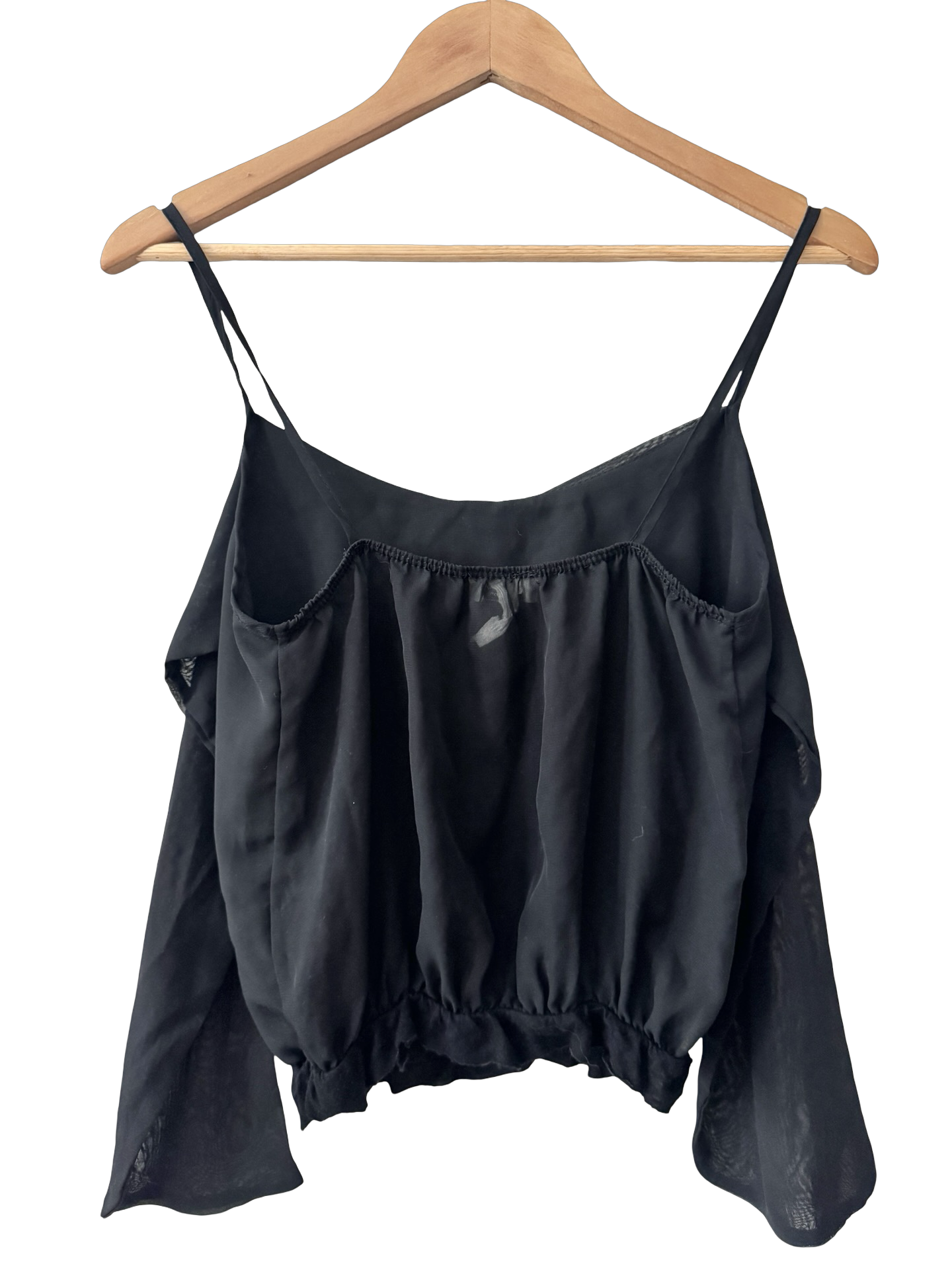 Vintage Y2K Noir Floating Strap Cami (S)