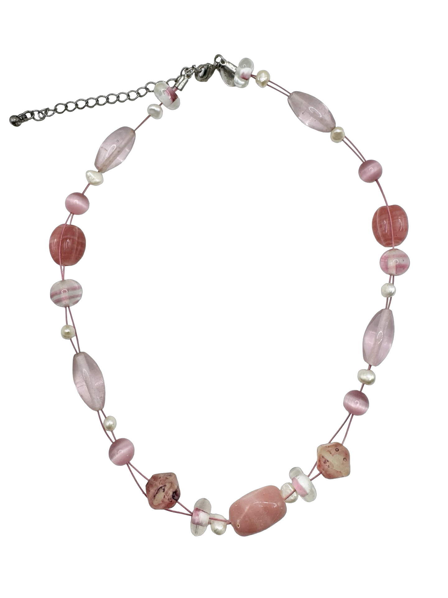 Vintage Y2K Pink Lemonade Necklace