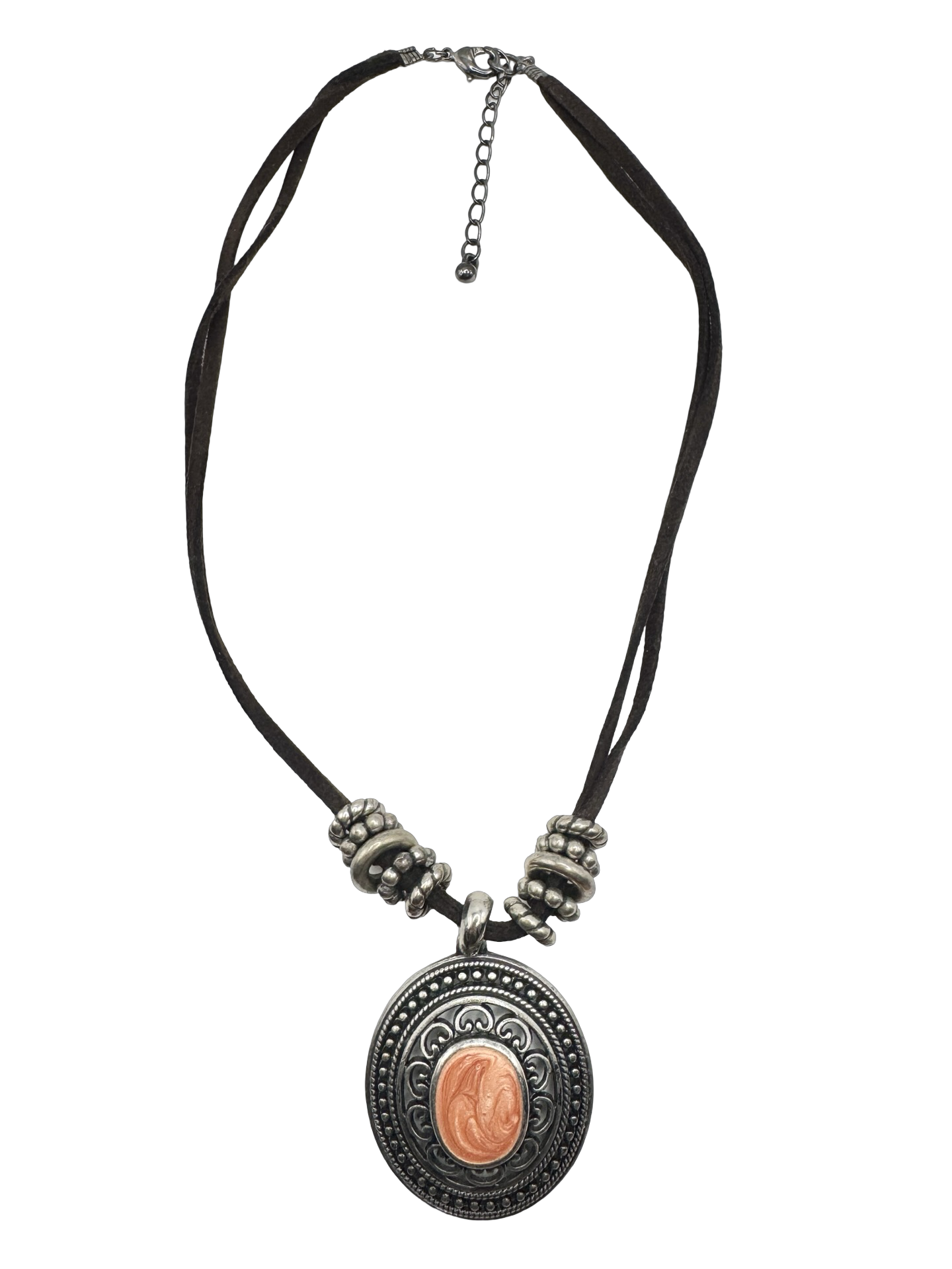 Vintage Y2K Bohemian Muse Medallion Necklace