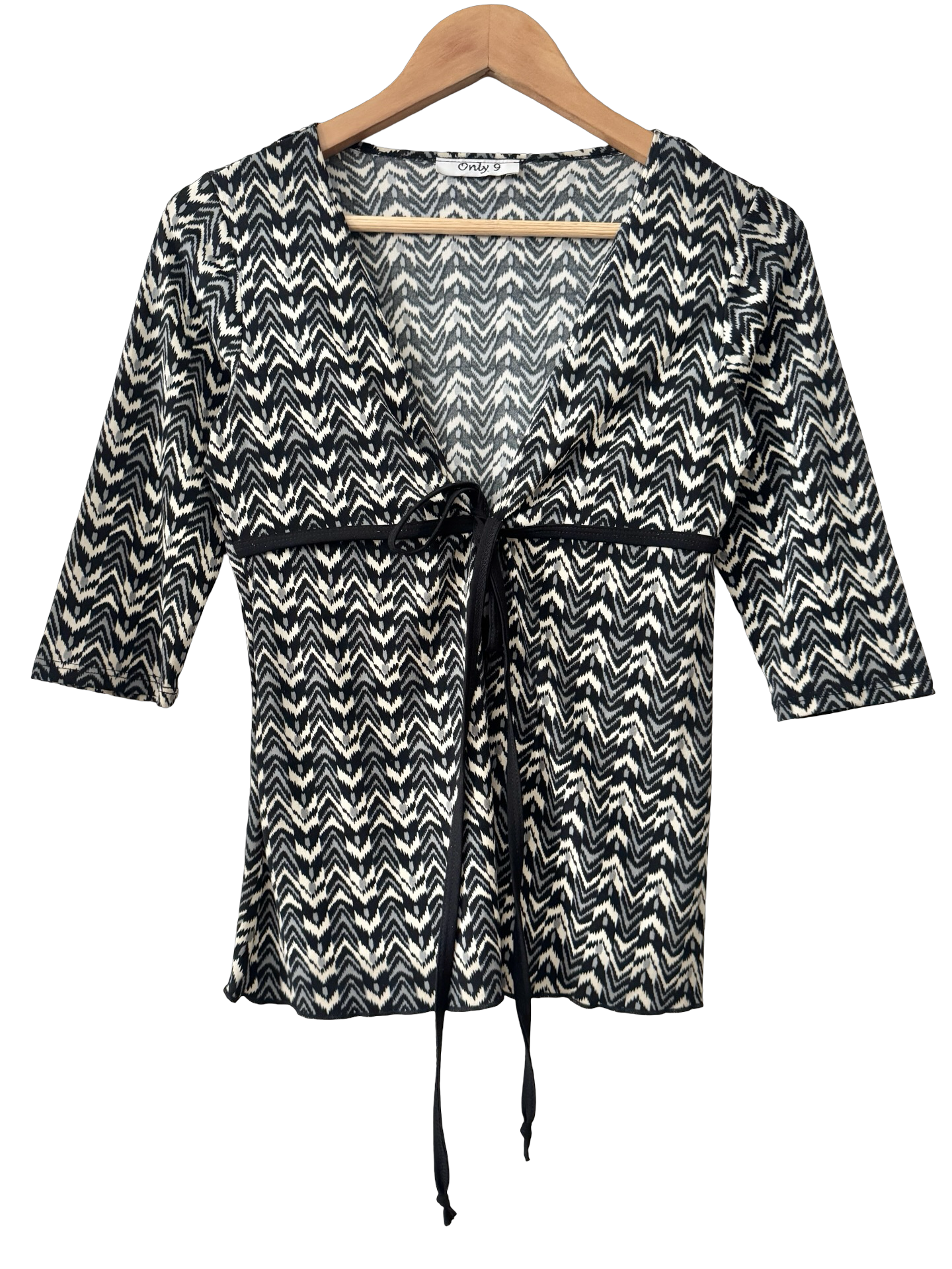 Vintage 90s Open Tie-Front Top (M)