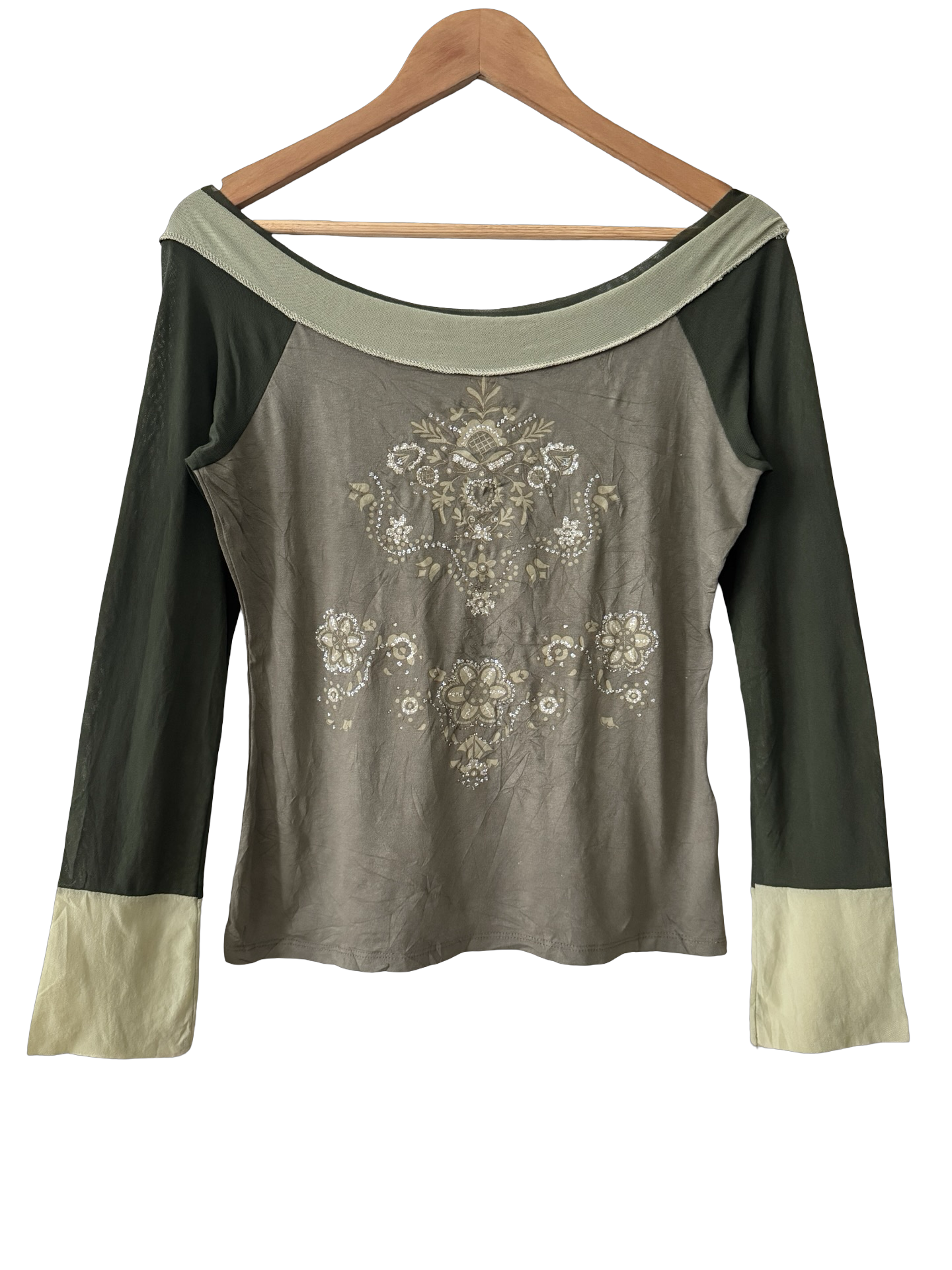 Vintage Y2K Woodland Fairy Top (M/L)
