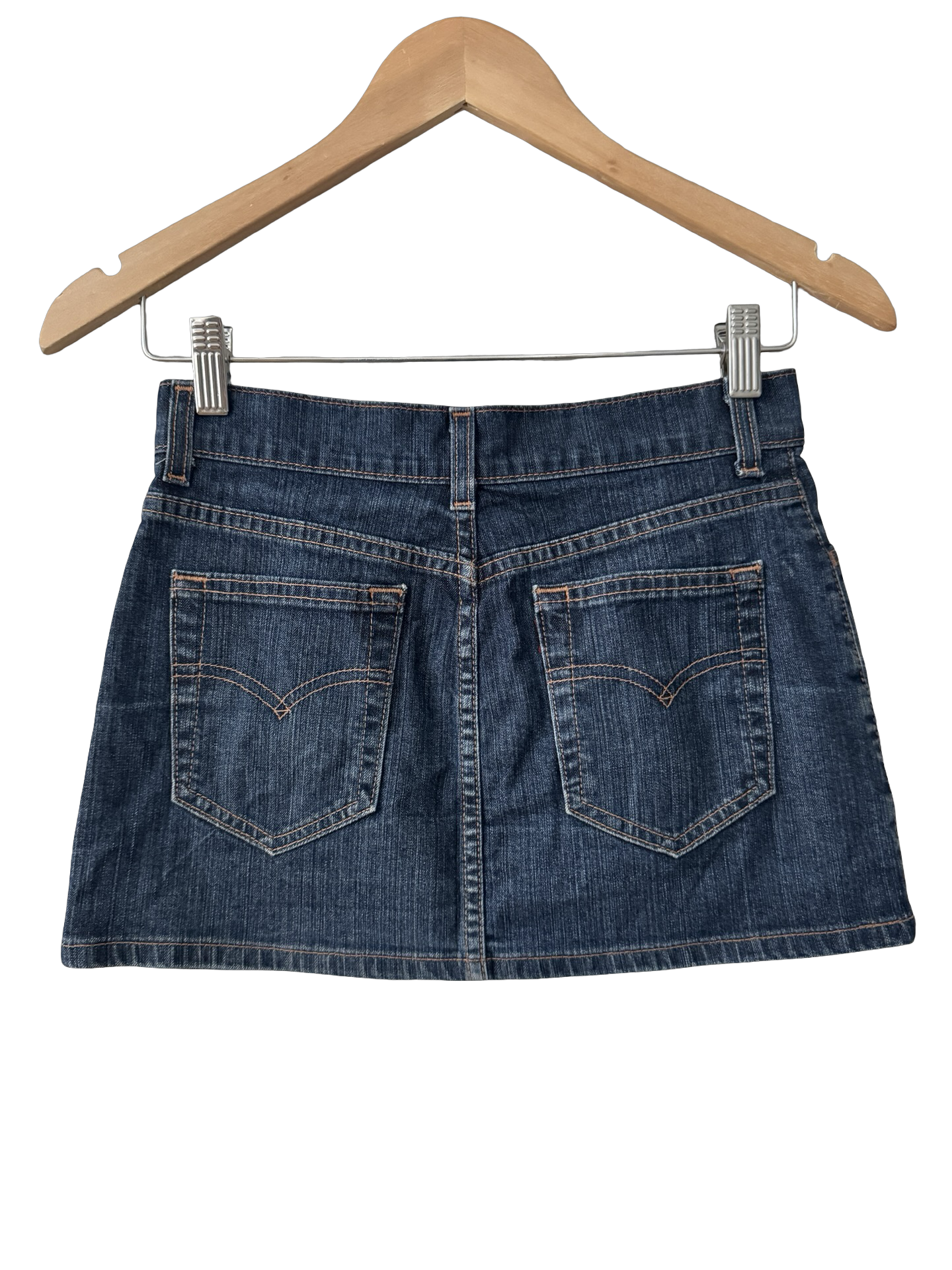 Vintage Y2K Levi's Denim Micro Mini Skirt (XS)