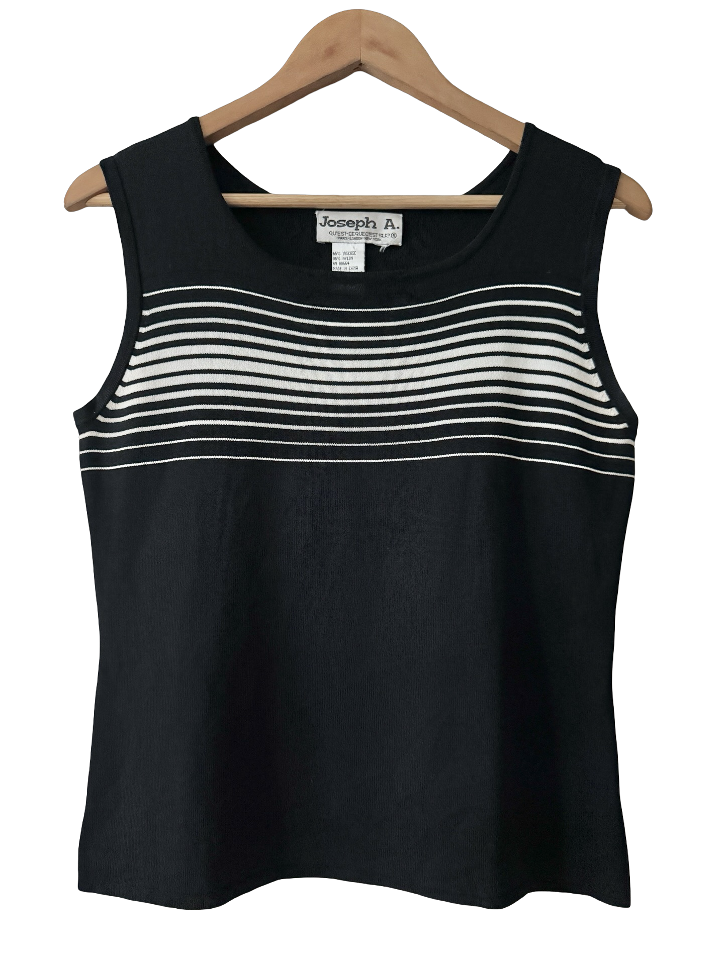 Vintage Y2K City Gal Stripe Tank (L)