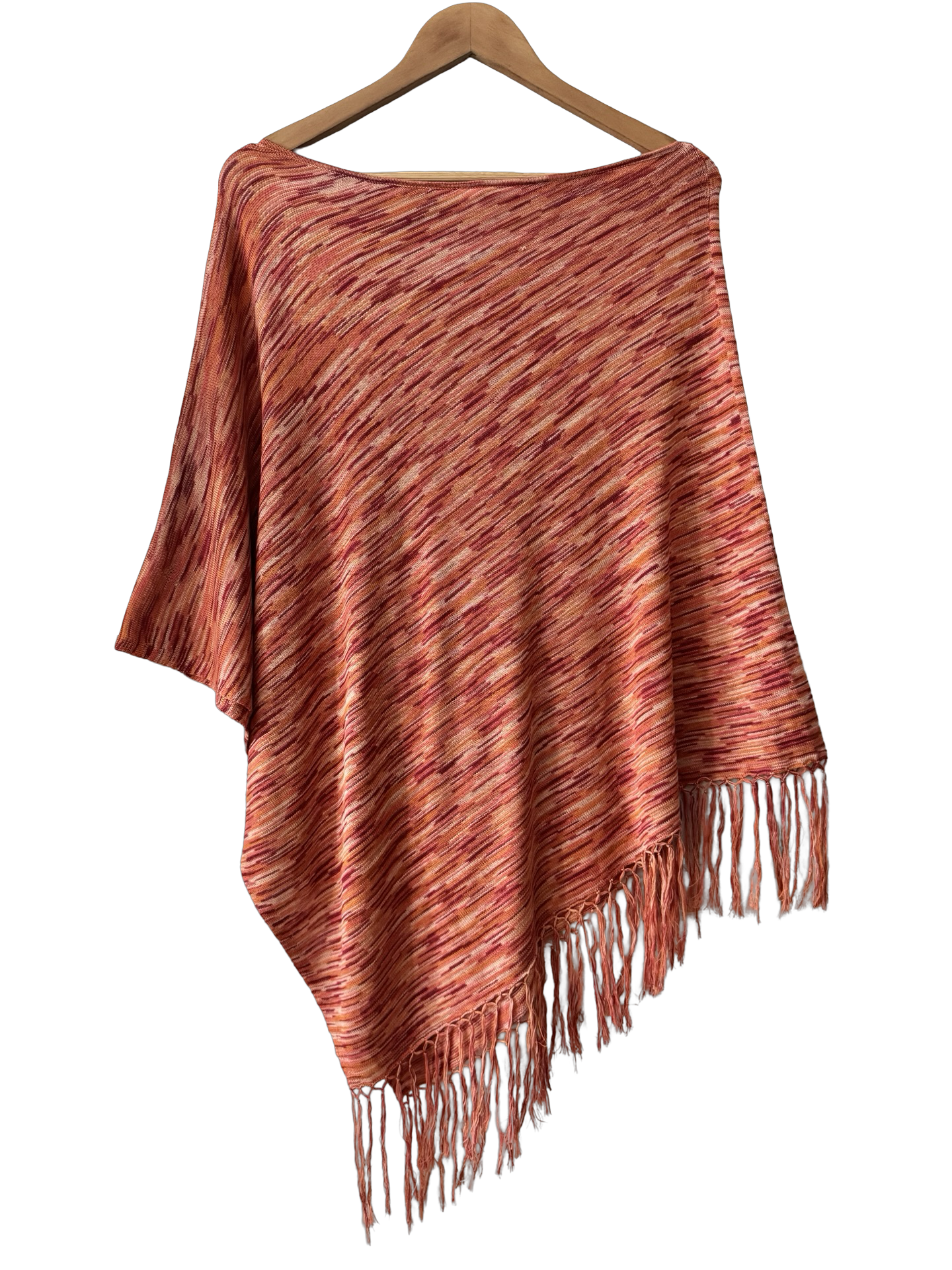 Vintage 90s Art School Silk Poncho (OS)