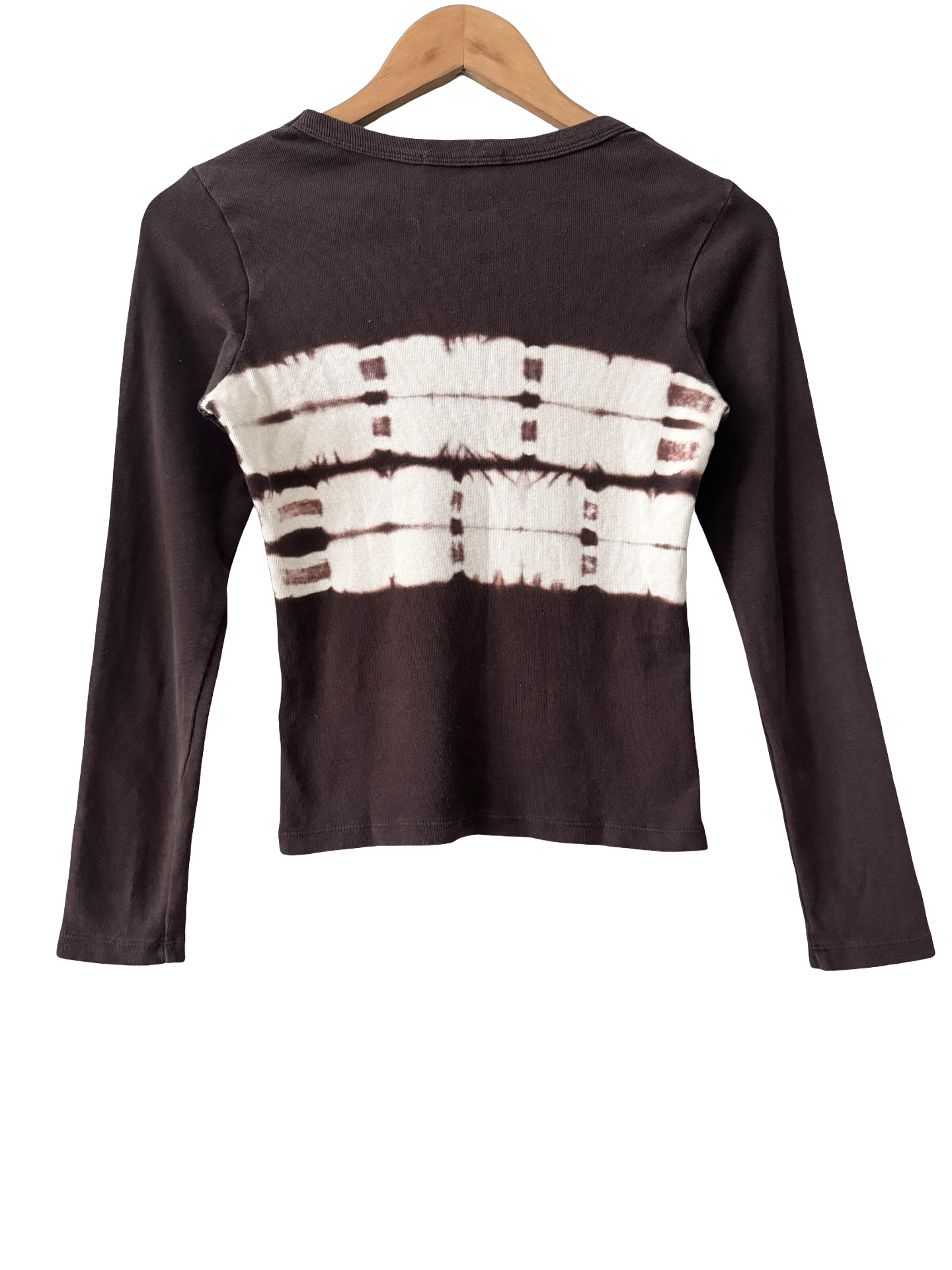 Vintage 90s Espresso Tie-Dye Top (S/M)