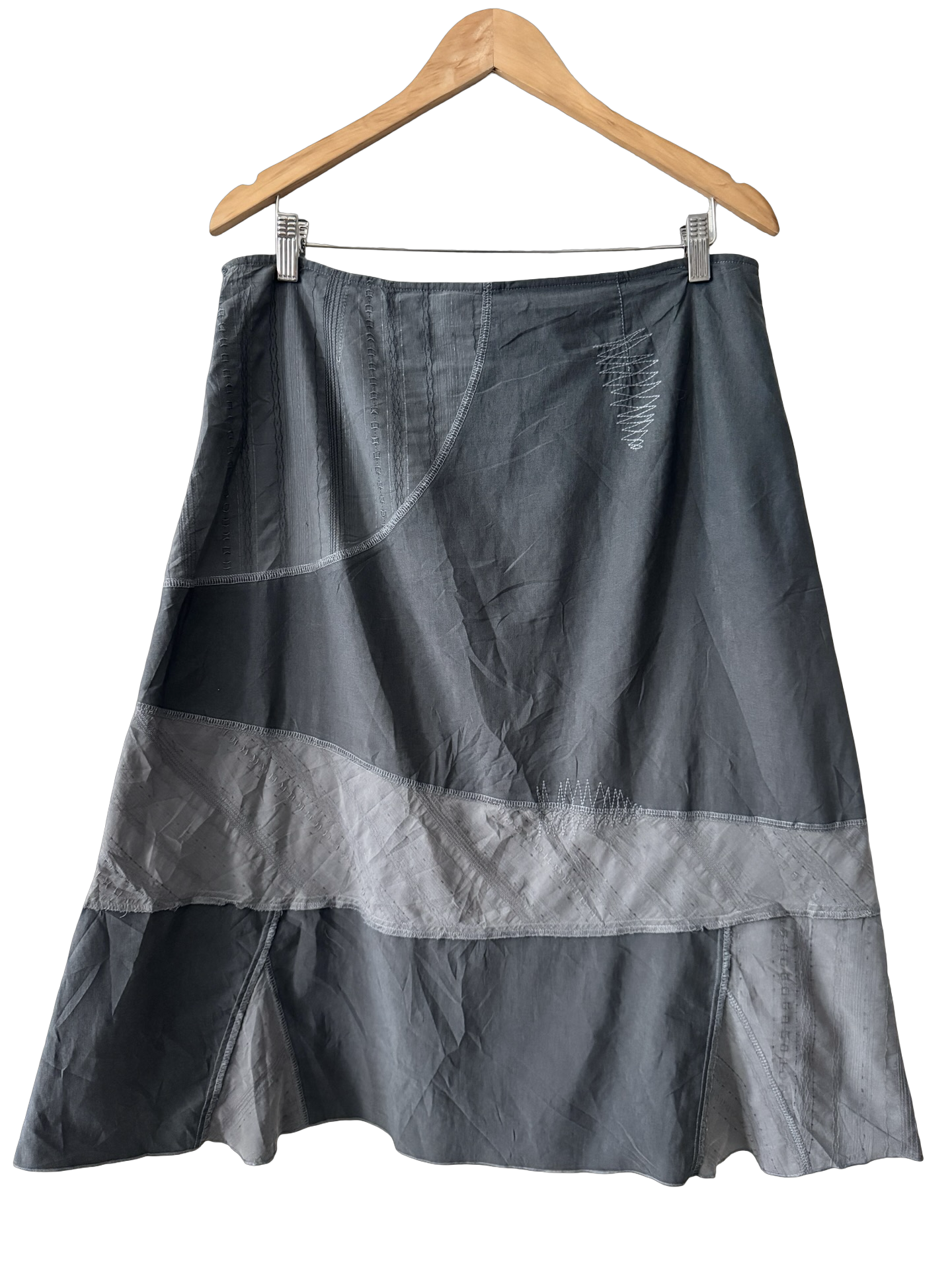 Vintage Y2K Smokeshow Patchwork Skirt (M/L)