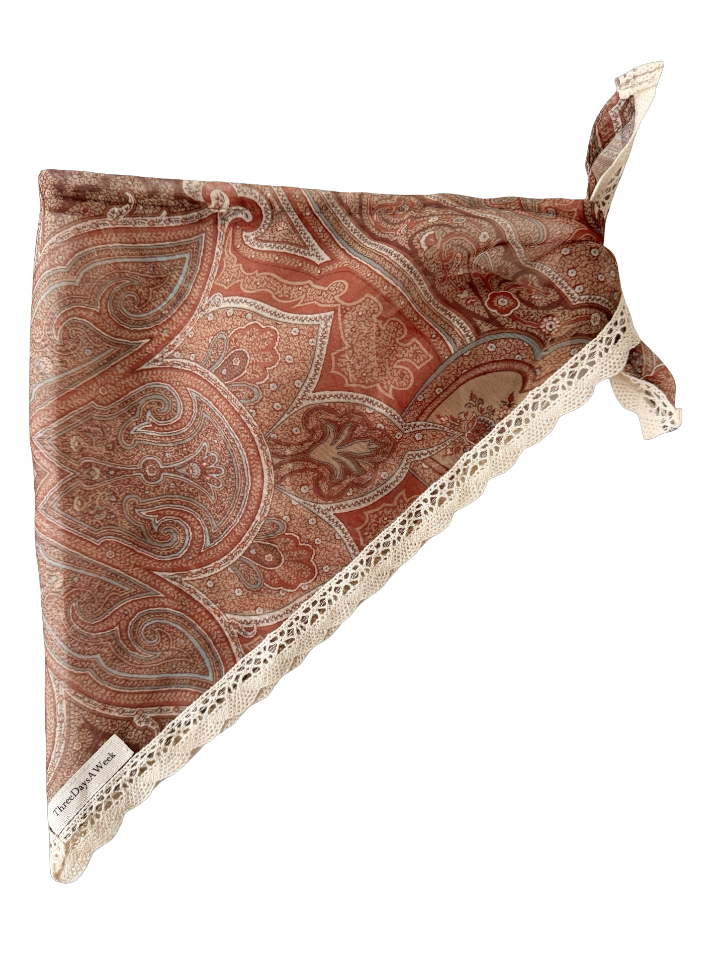 Boho Paisley Lace Scarf