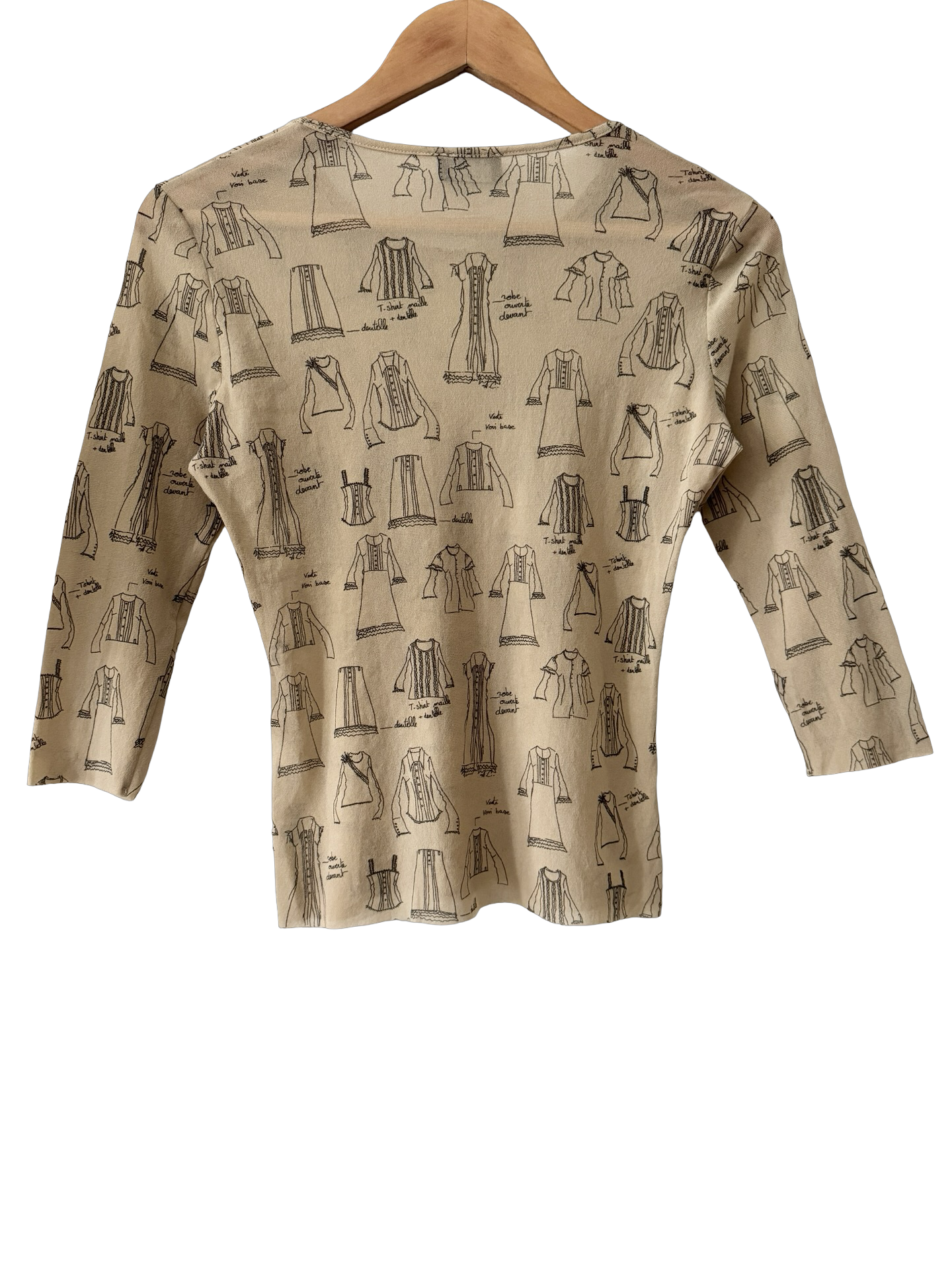 Vintage 90s Mesh Atelier Sketchbook Top (S/M)