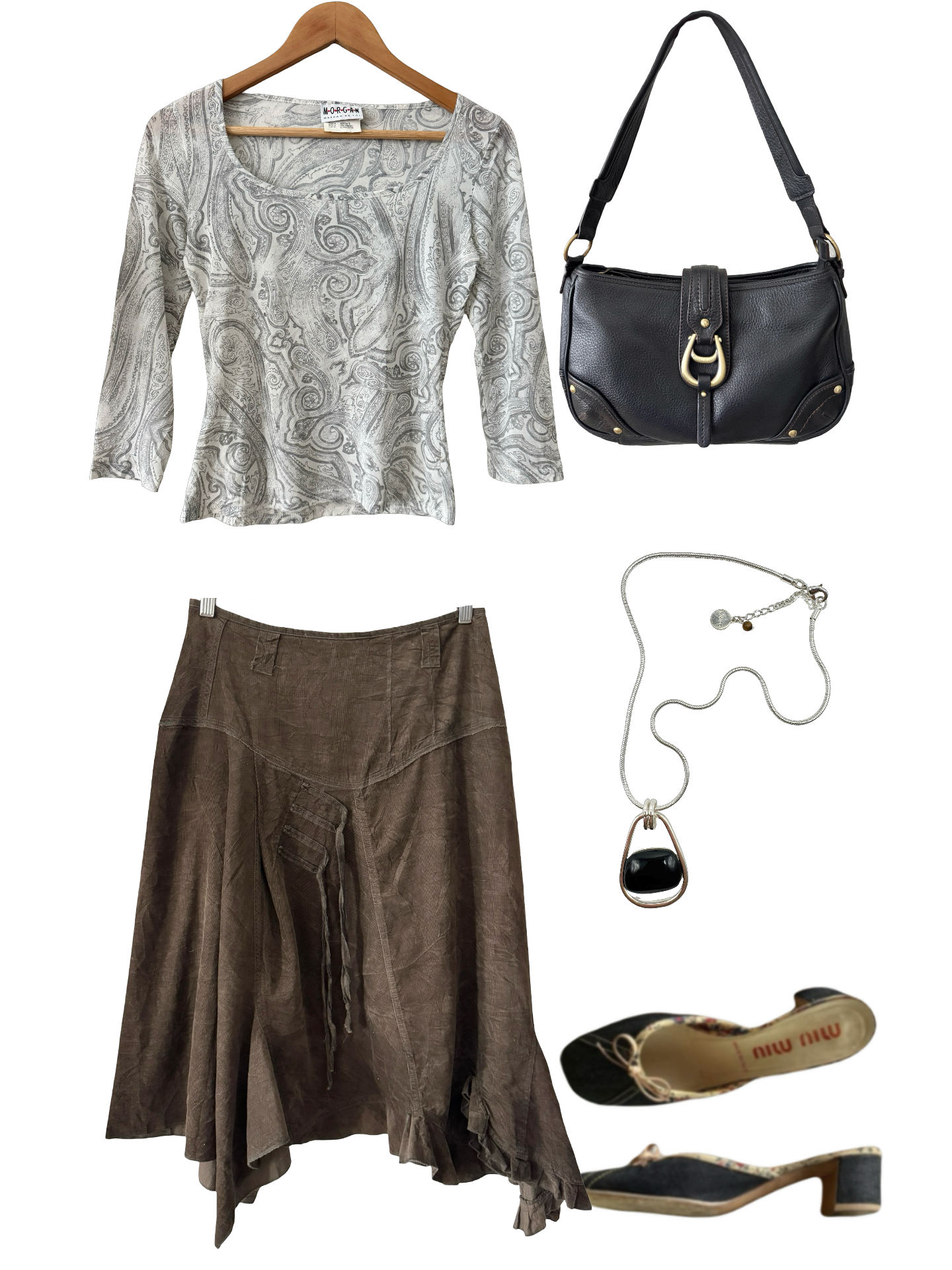 Vintage 90s Morgan De Toi Paisley Top (S/M)