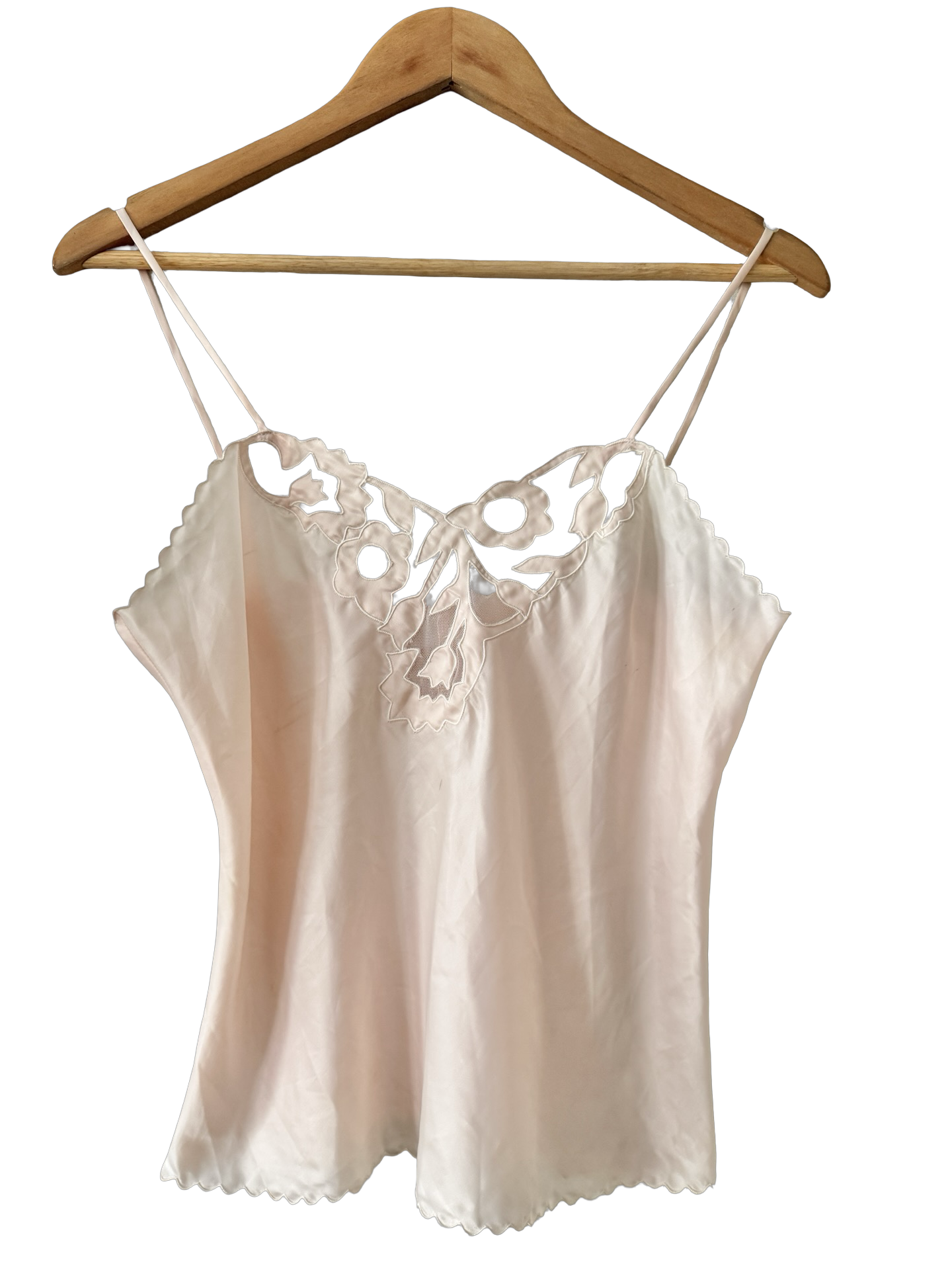 Vintage 60s Champagne Lingerie Cami (M)