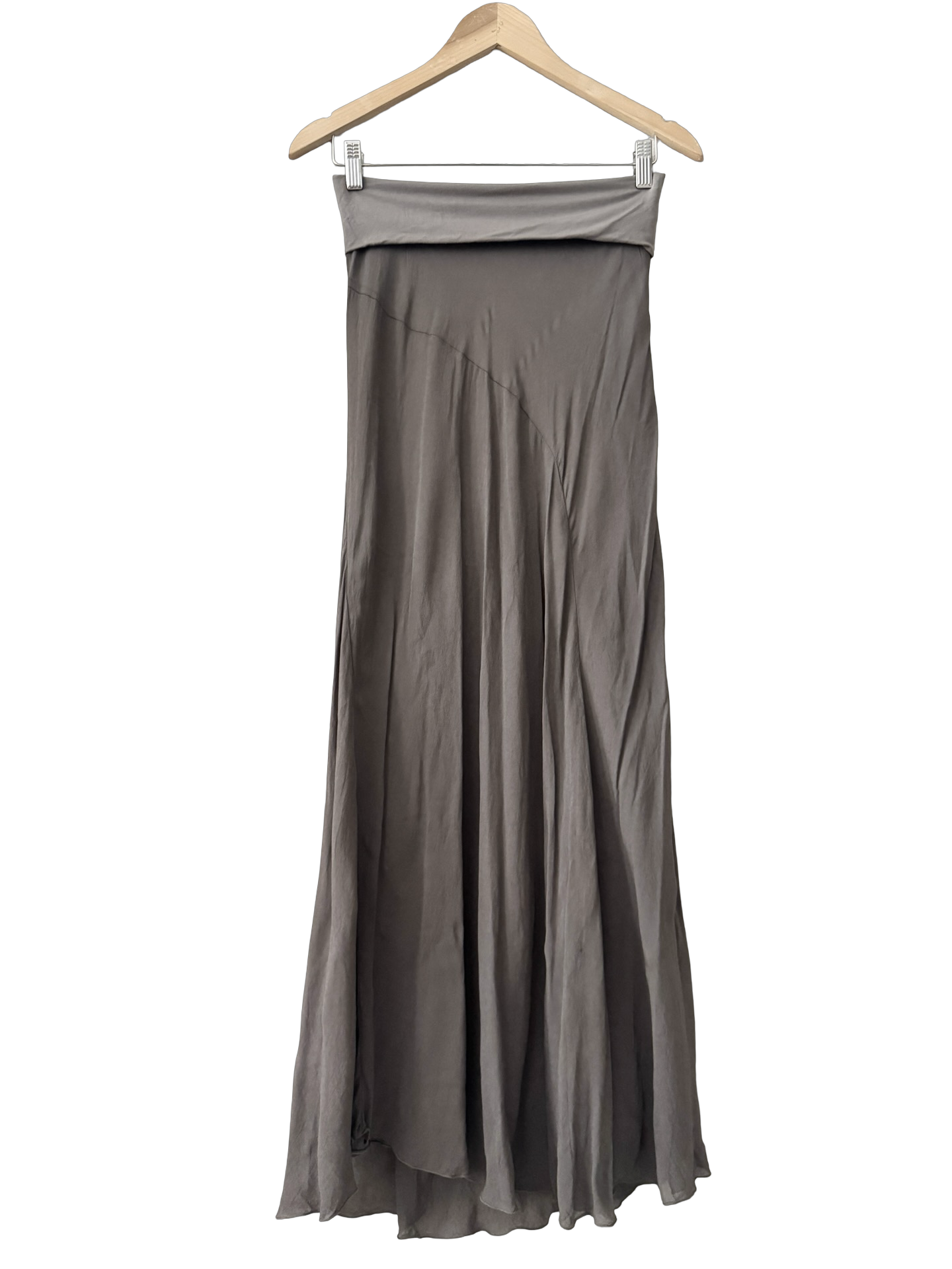 Vintage Y2K Foldover Maxi Skirt (XS)