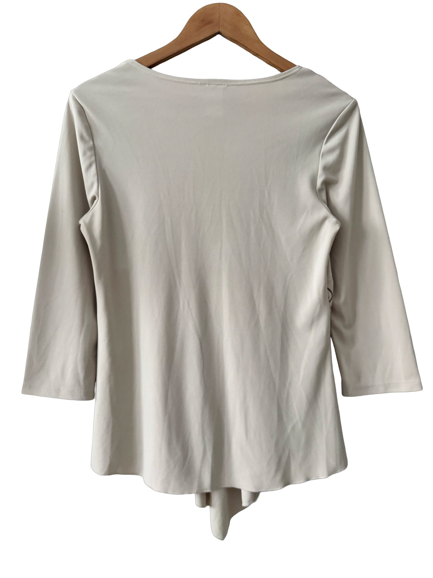 Vintage 90s Princess Taupe Knit Top (L)