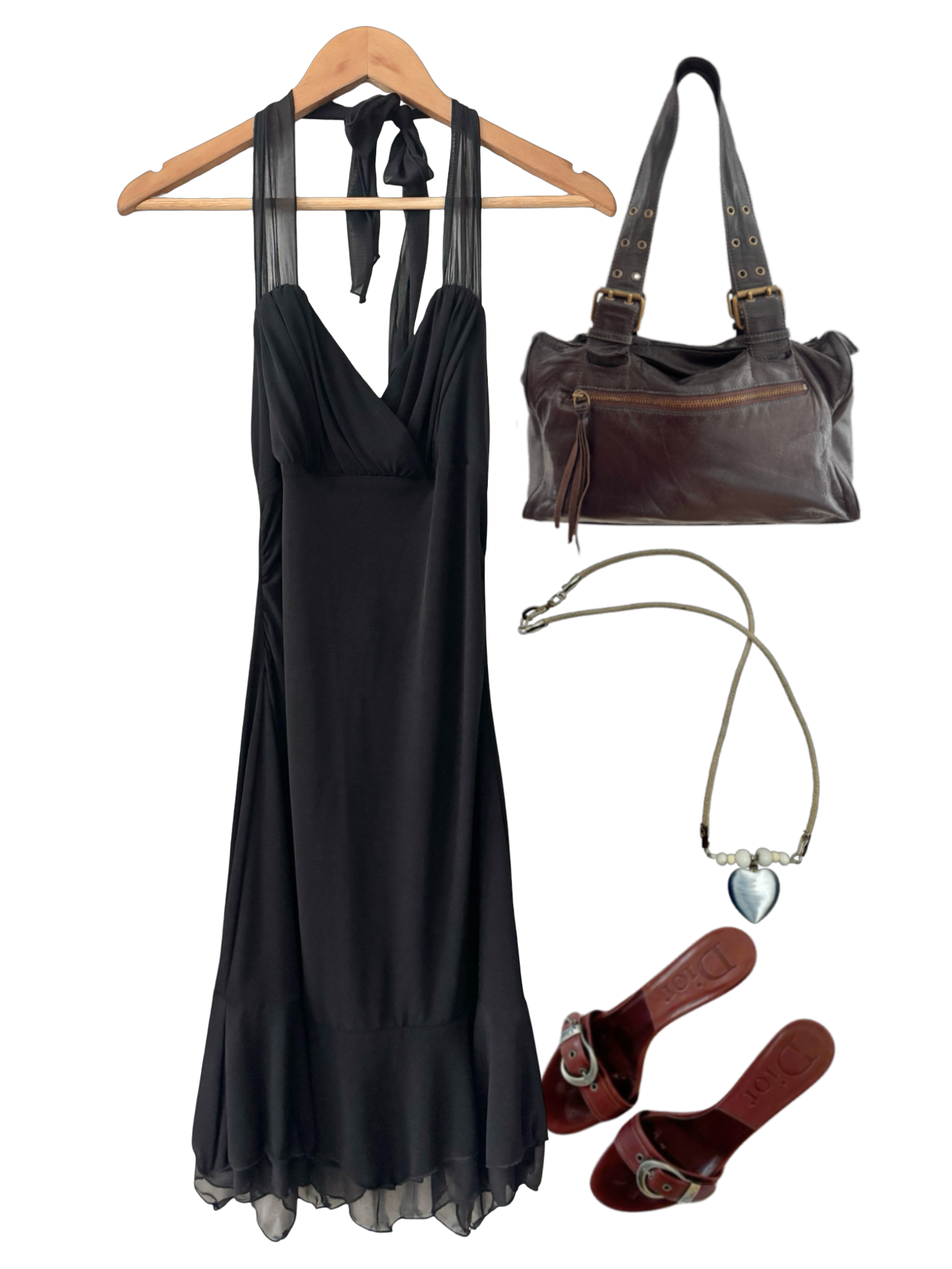 Vintage Y2K After Midnight Dress (M/L)