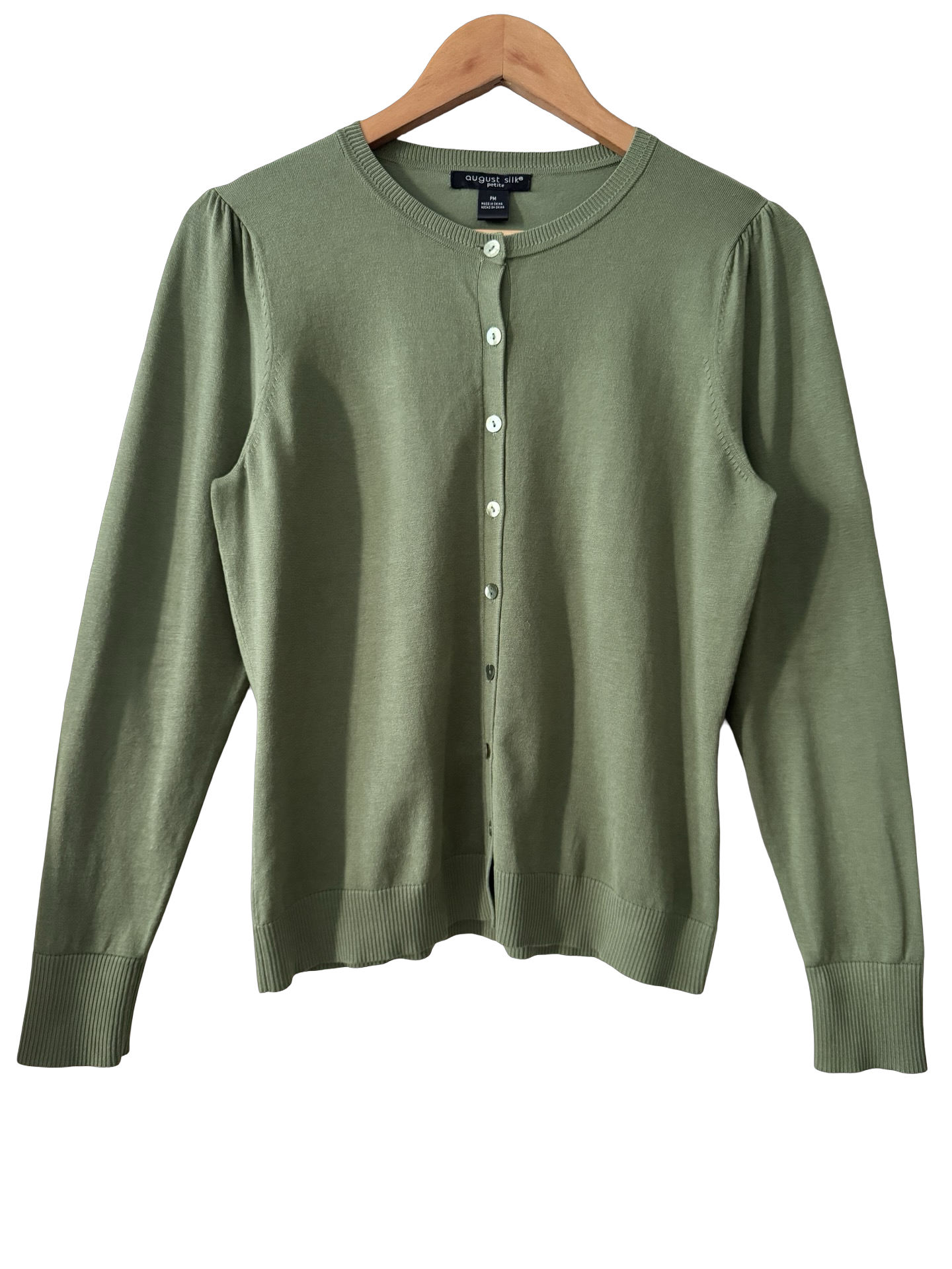 Vintage 90s Sage Garden Soft-knit Cardigan (M)