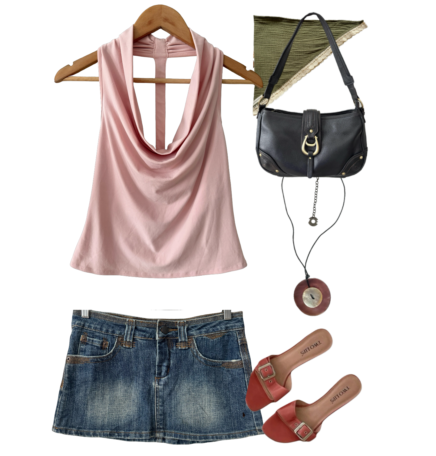 Vintage 90s XOXO Cowl Crush (M)