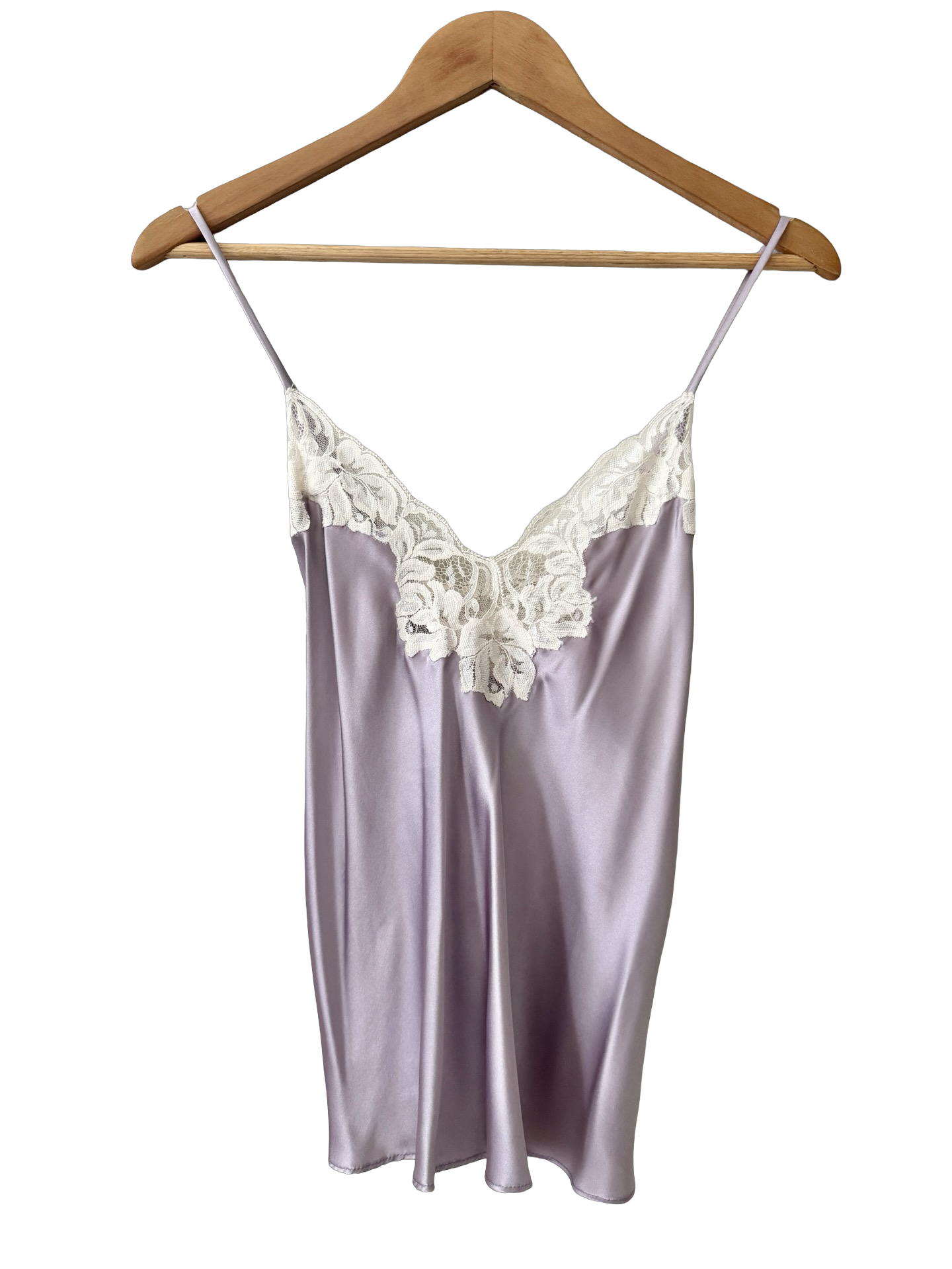 Vintage Y2K Lavender Dream Satin Cami (L)