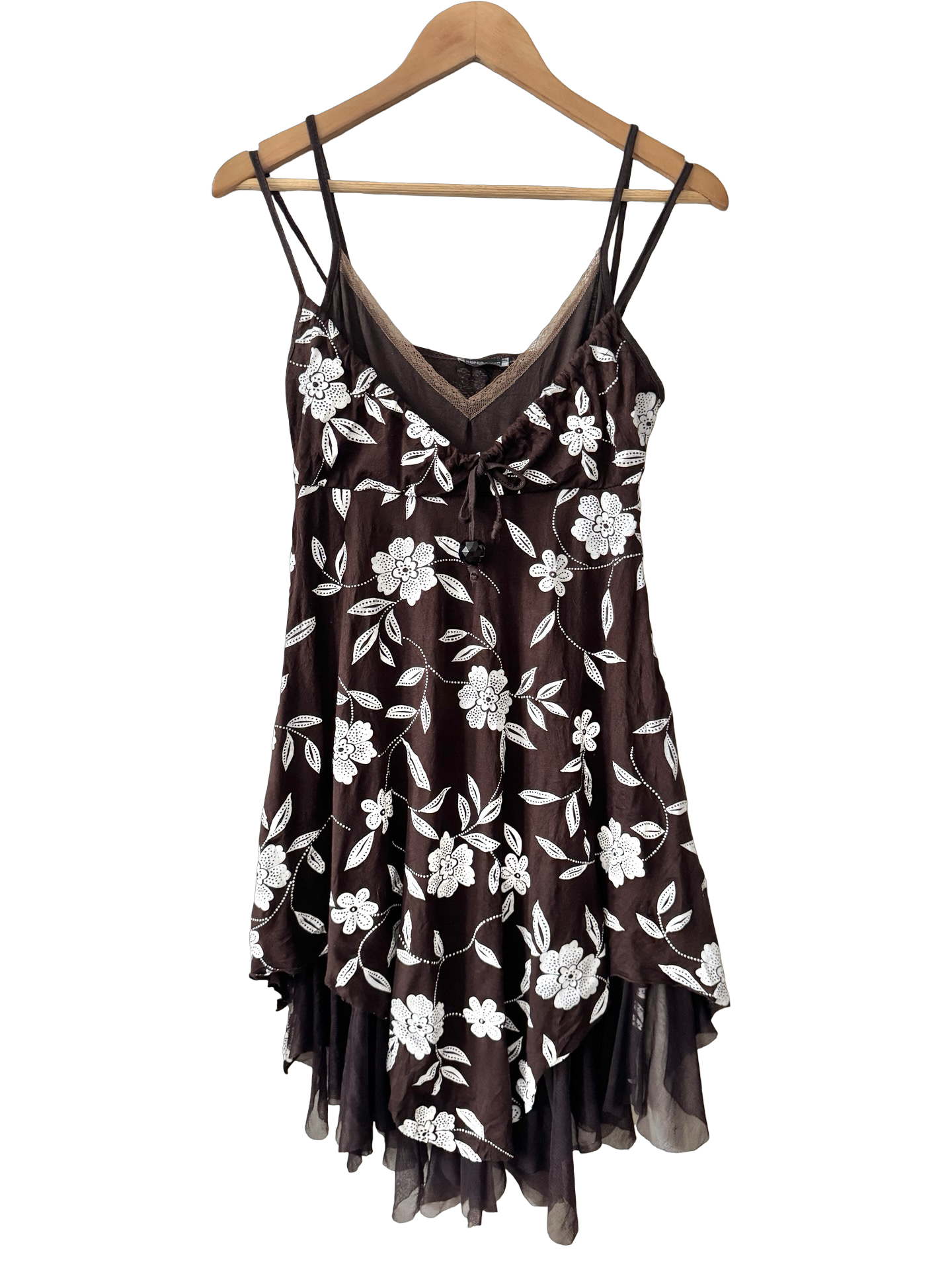 Vintage Y2K Cocoa Blossom Dress (M/L)