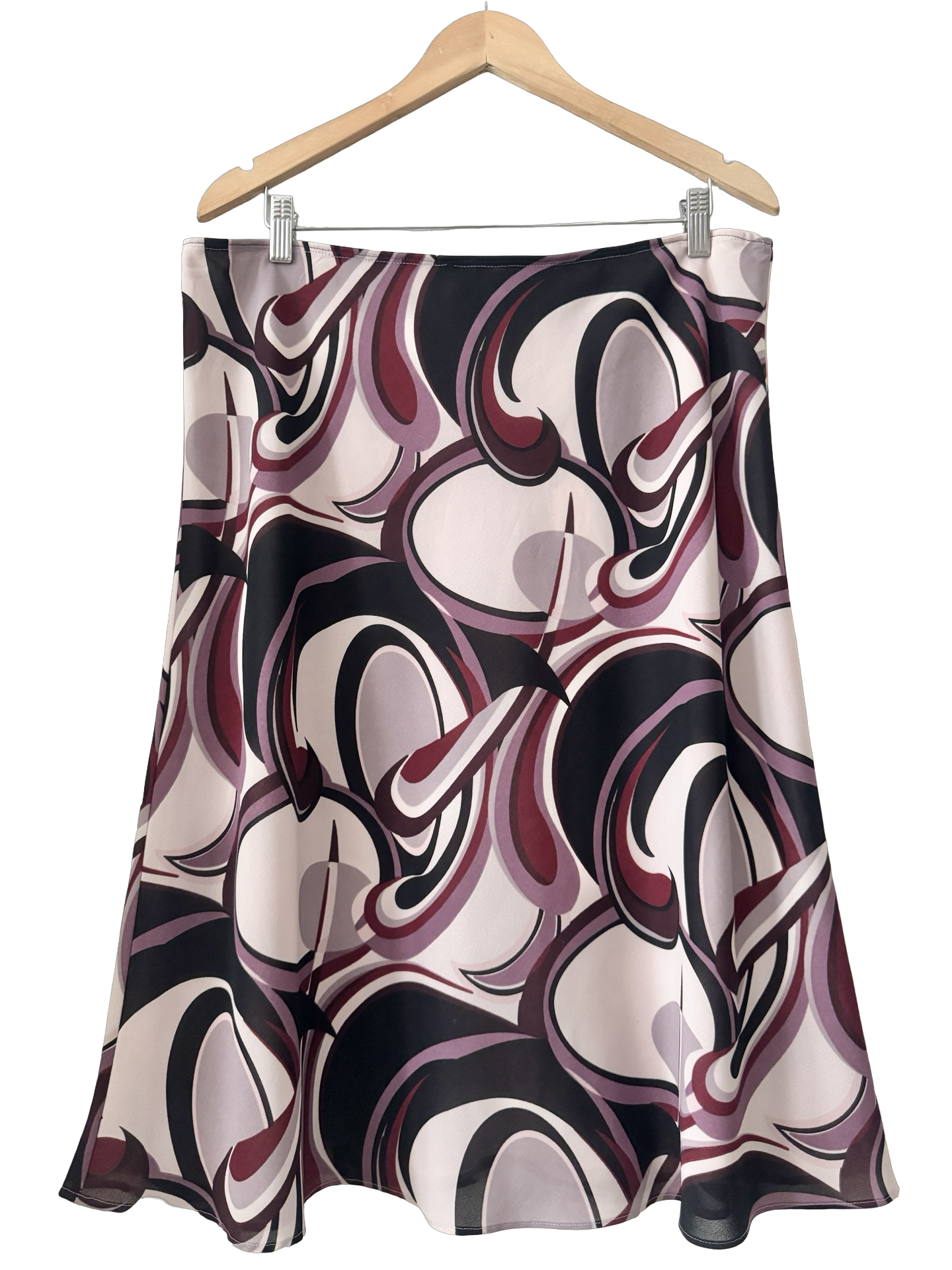 Vintage Y2K Cherry Cola Swirl Midi Skirt (L/XL)